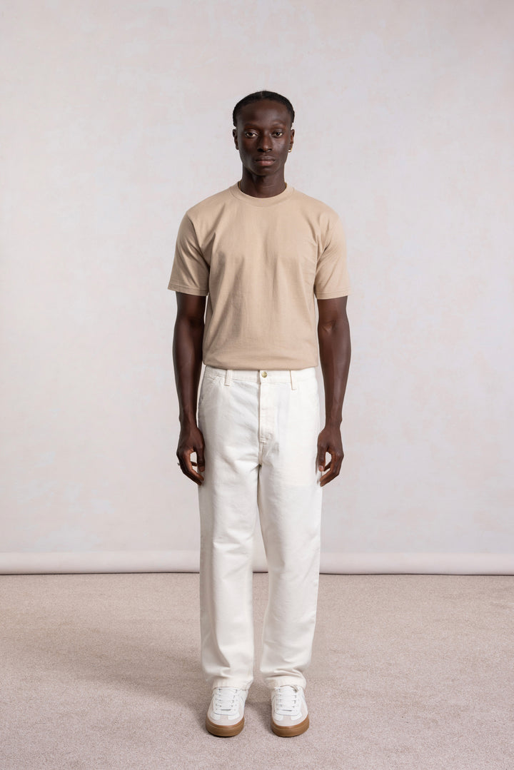 Single Knee Pant - Dearborn Canvas  Off-White