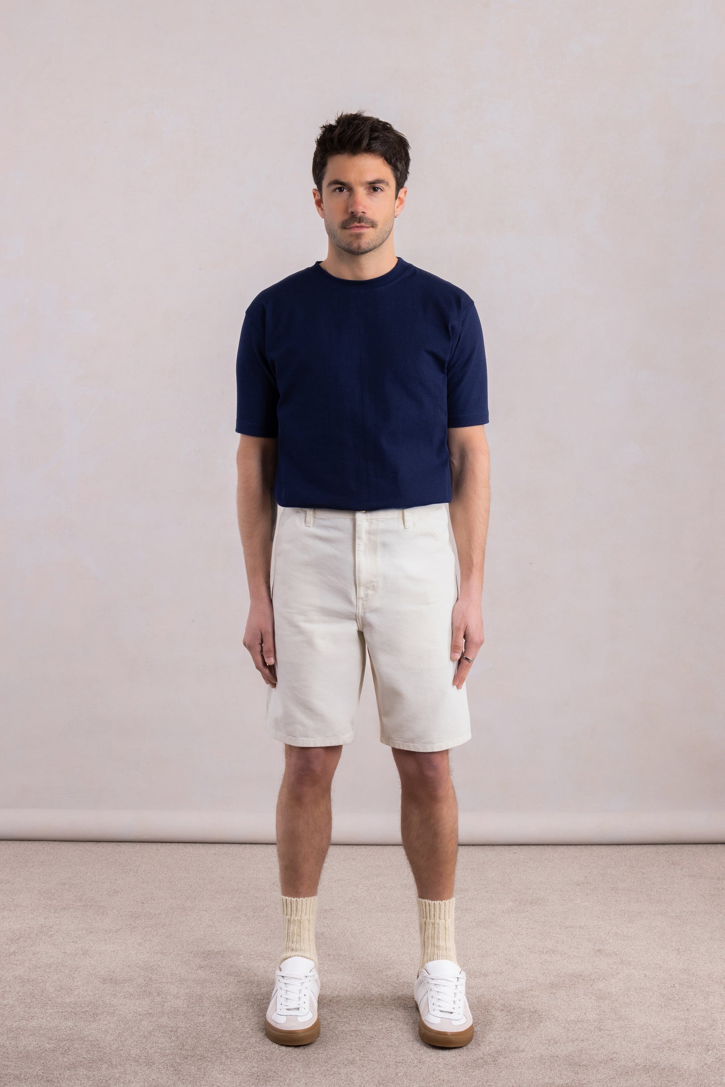 Single Knee Short - Dearborn Canvas Ecru
