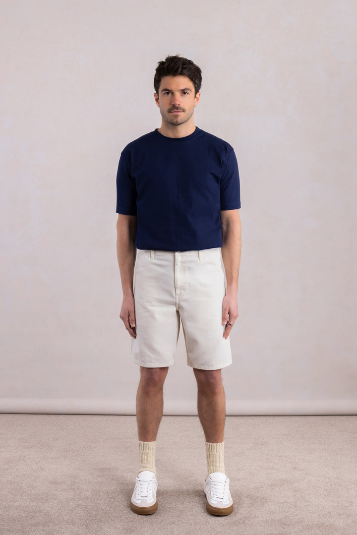 Single Knee Short - Dearborn Canvas Ecru
