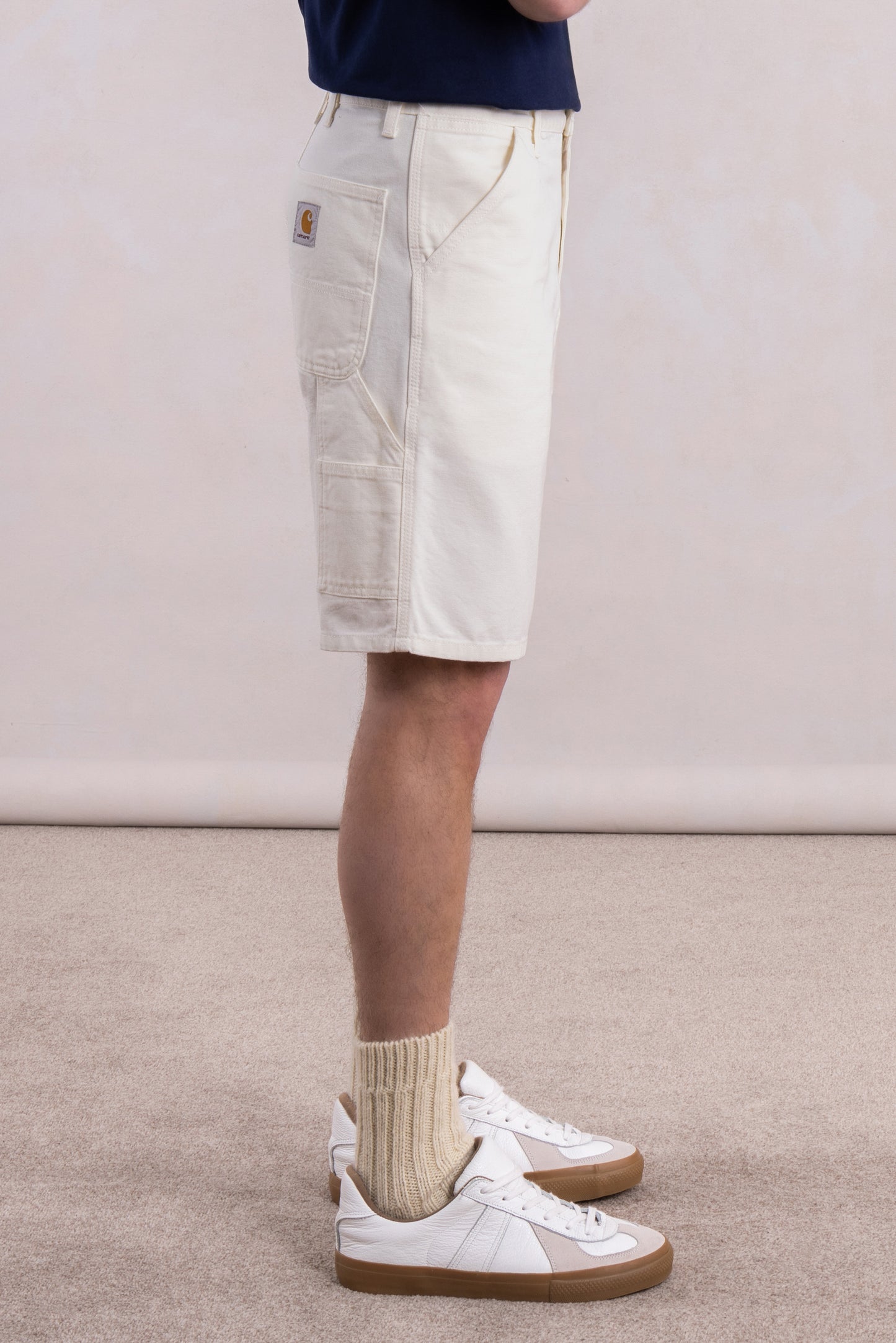 Single Knee Short - Dearborn Canvas Ecru