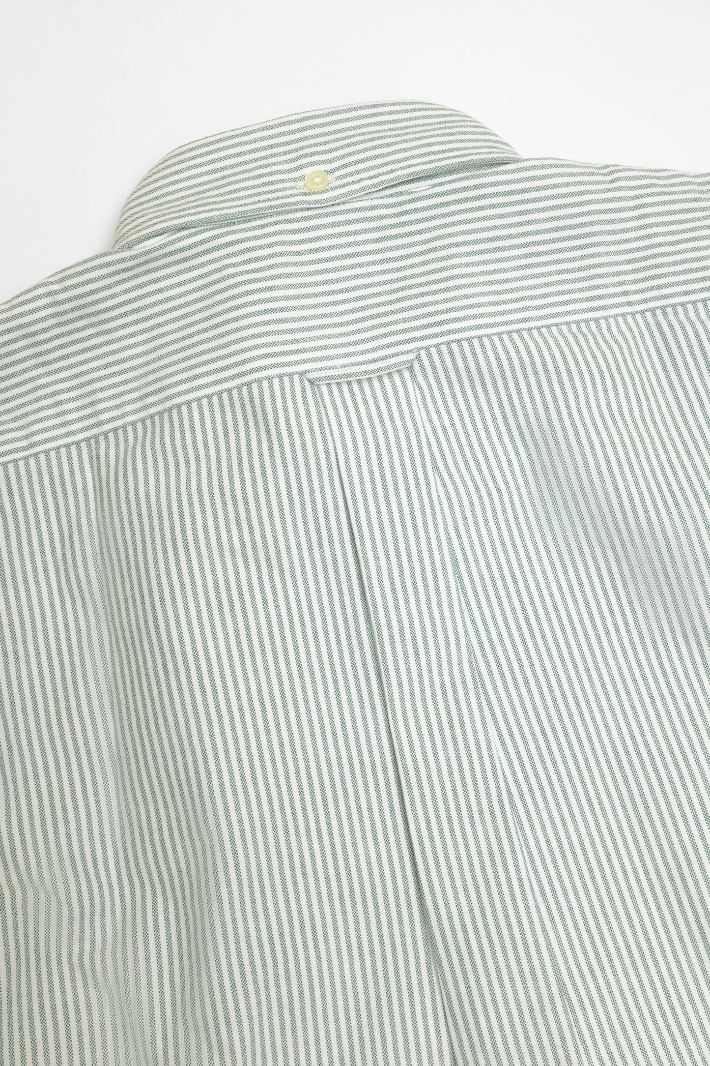 'Vintage Ivy' Shirt in green striped oxford