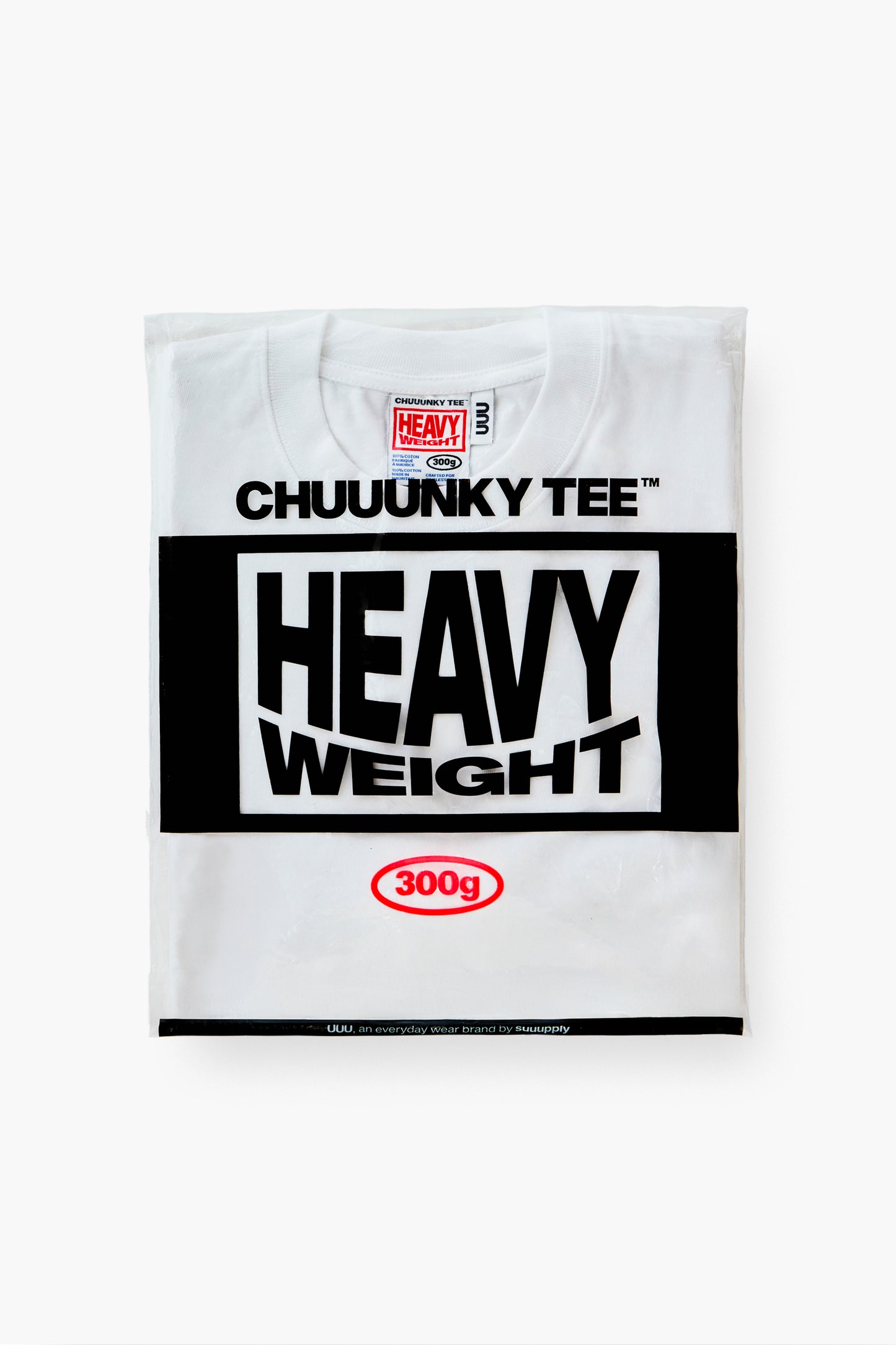 T-shirt 'Chuuunky Tee' - Blanc