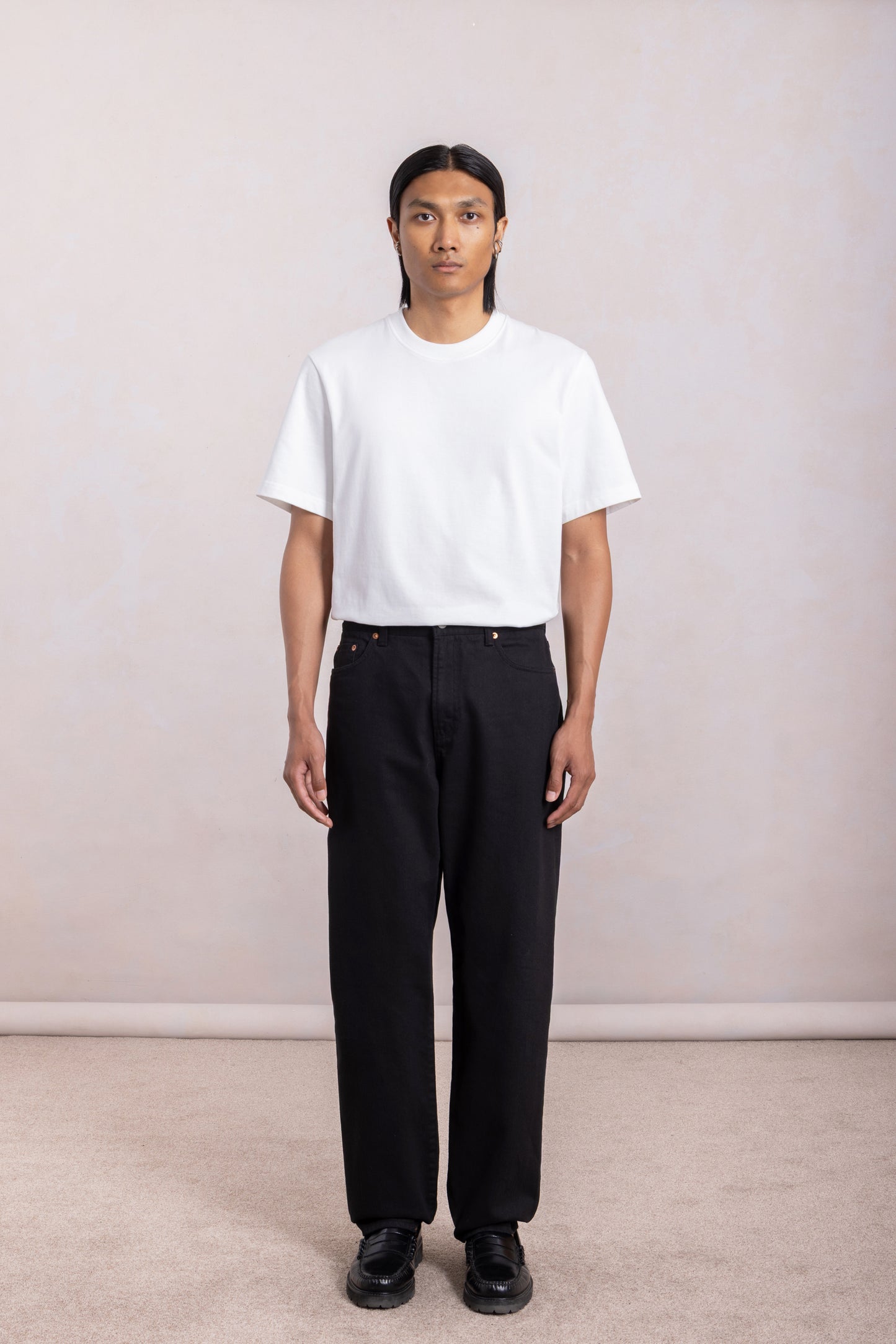 Jean 'Pioneer Pants' - Denim Selvedge Black