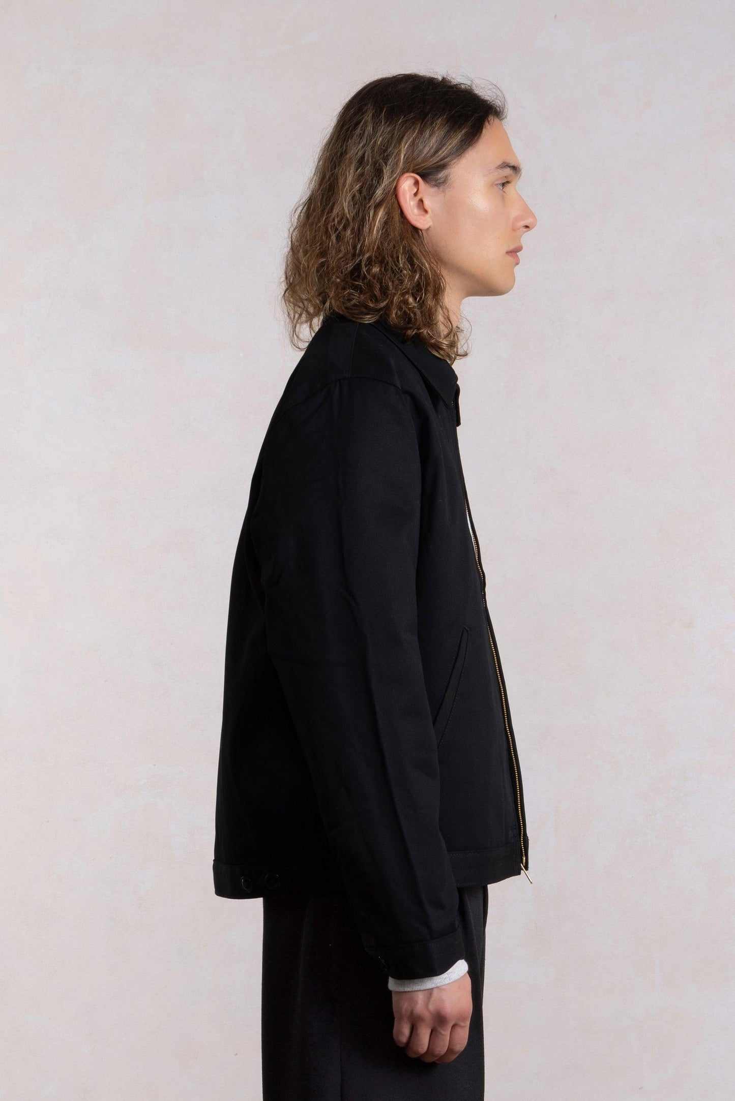 Eisenhower Lined Jacket - Black