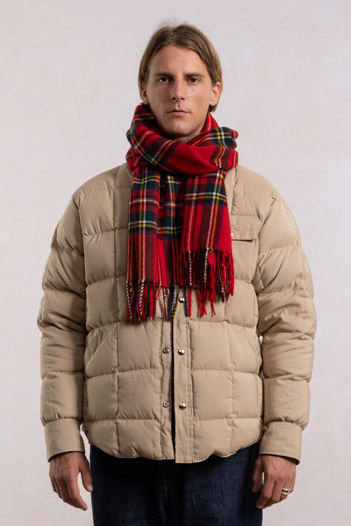 Lamswollen sjaal - Royal Stewart Check