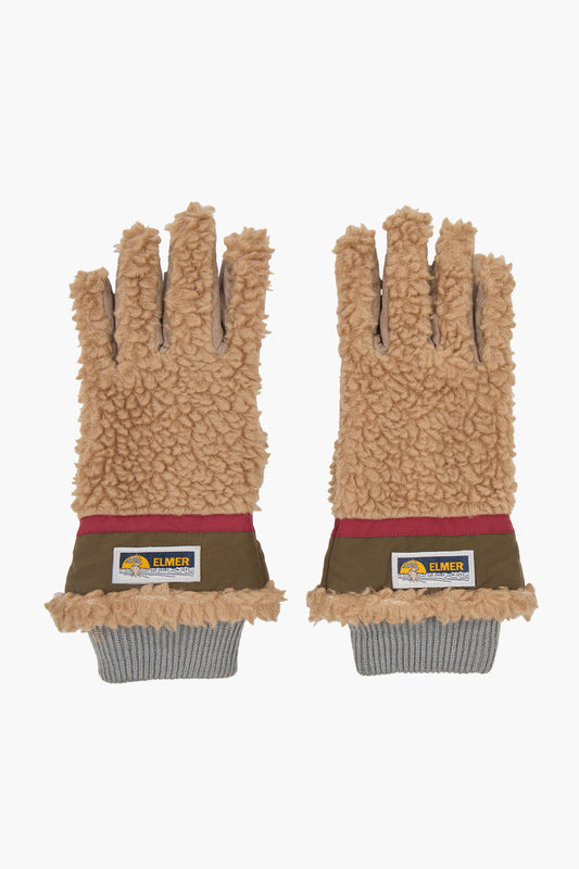 Bouclé Wool Gloves - Camel