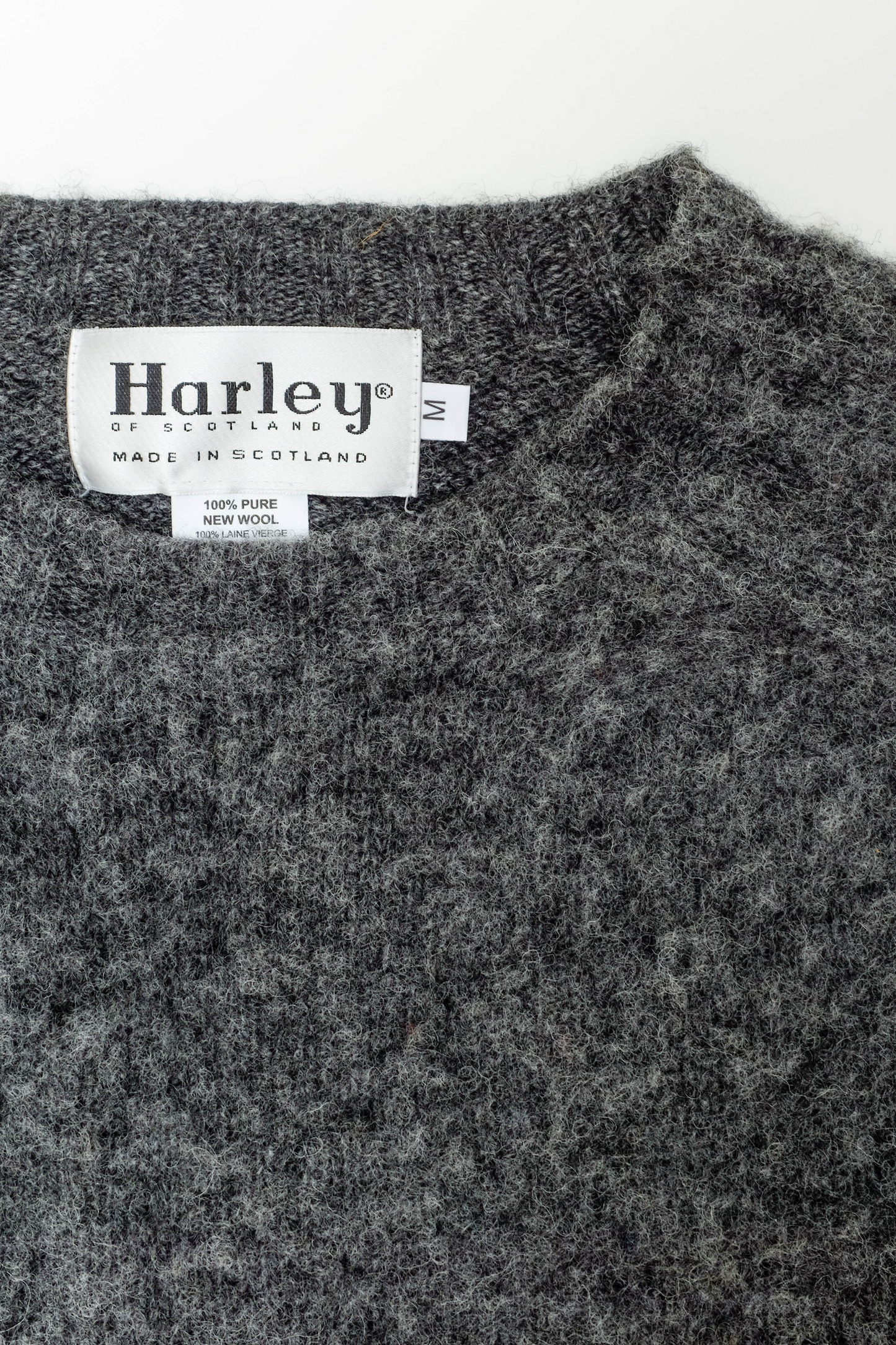 Pull Shaggy Dog en laine gris foncé