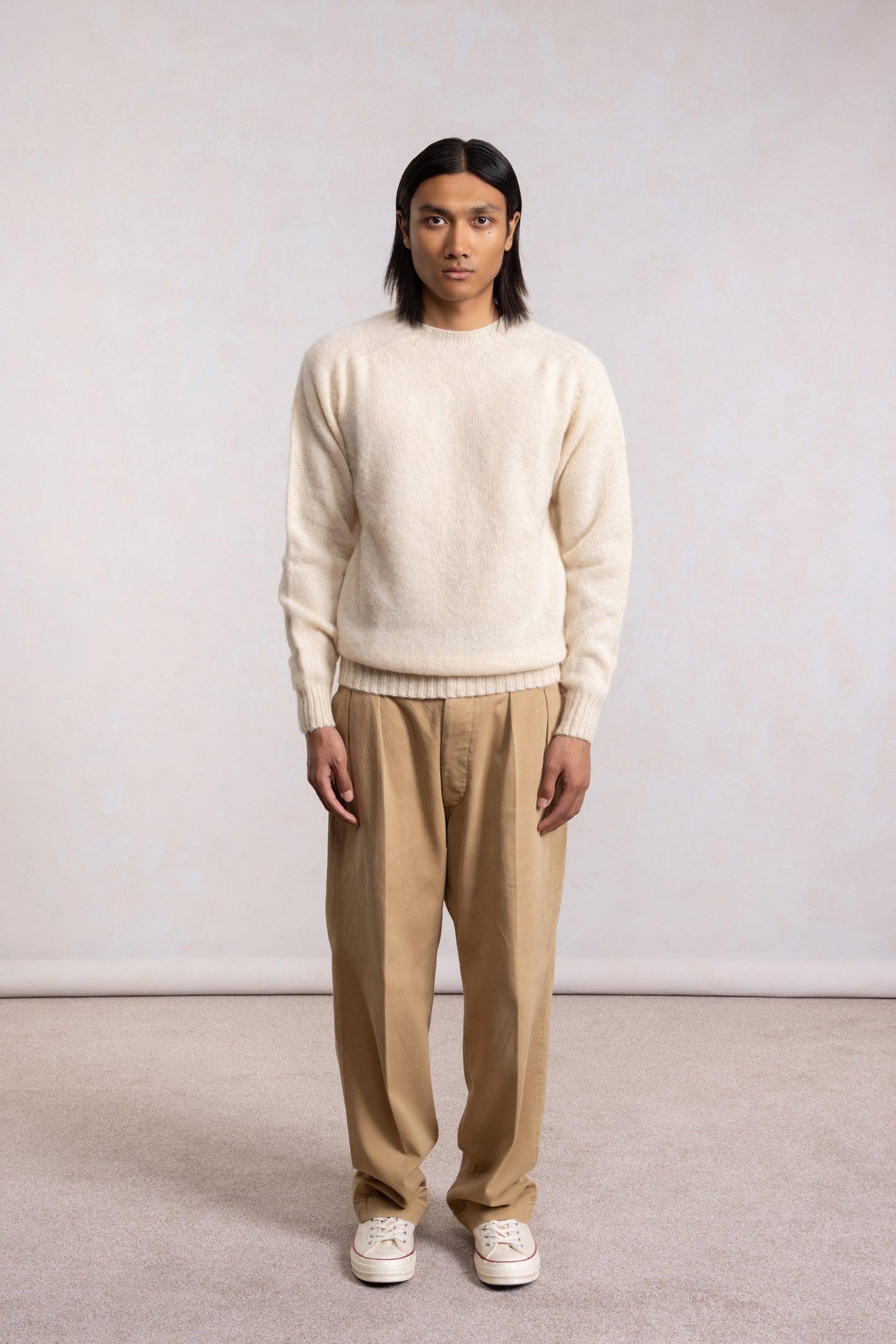 Pull Shaggy Dog en laine - Crème