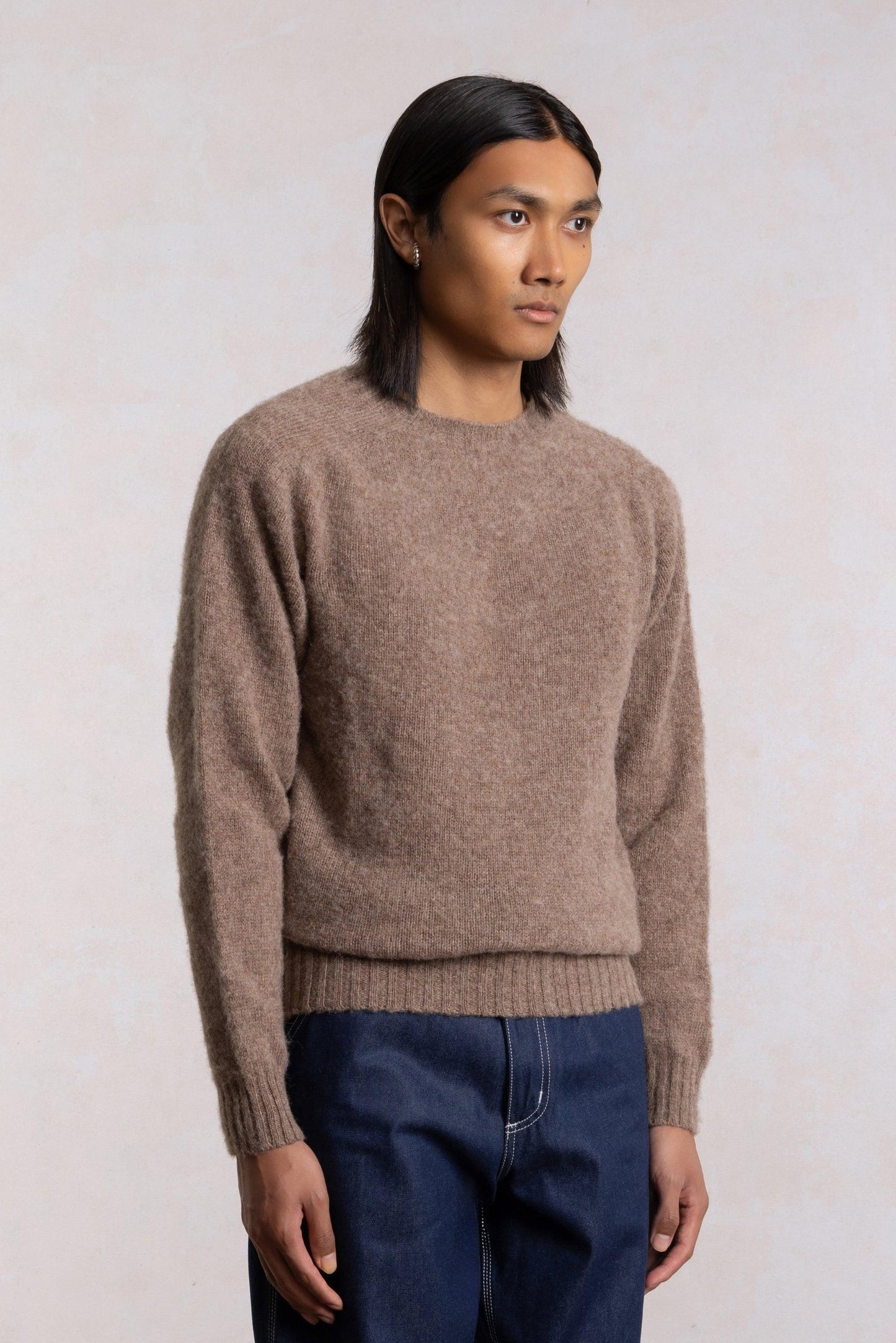 Shaggy Dog Sweater - Brown