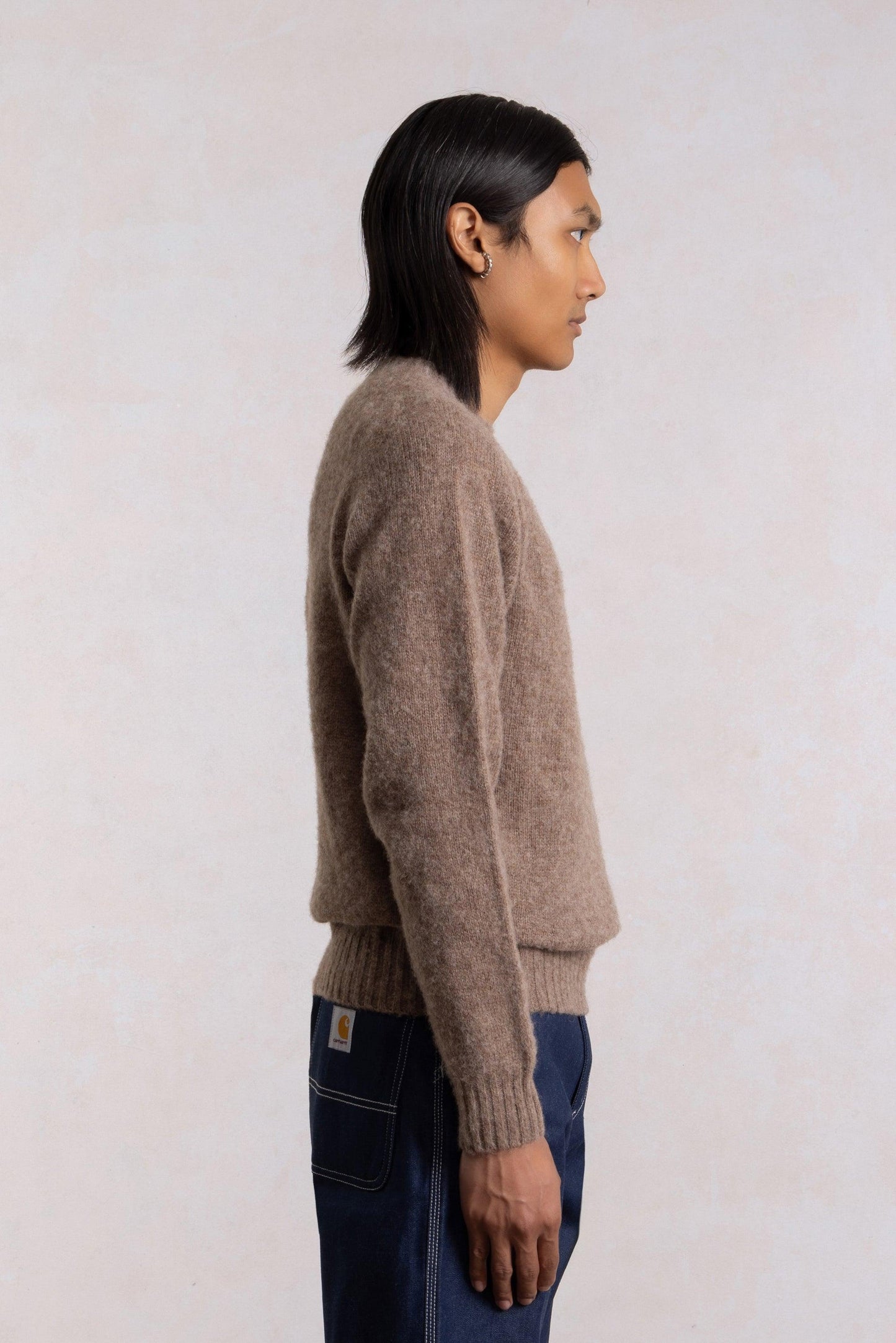 Shaggy Dog Sweater - Brown