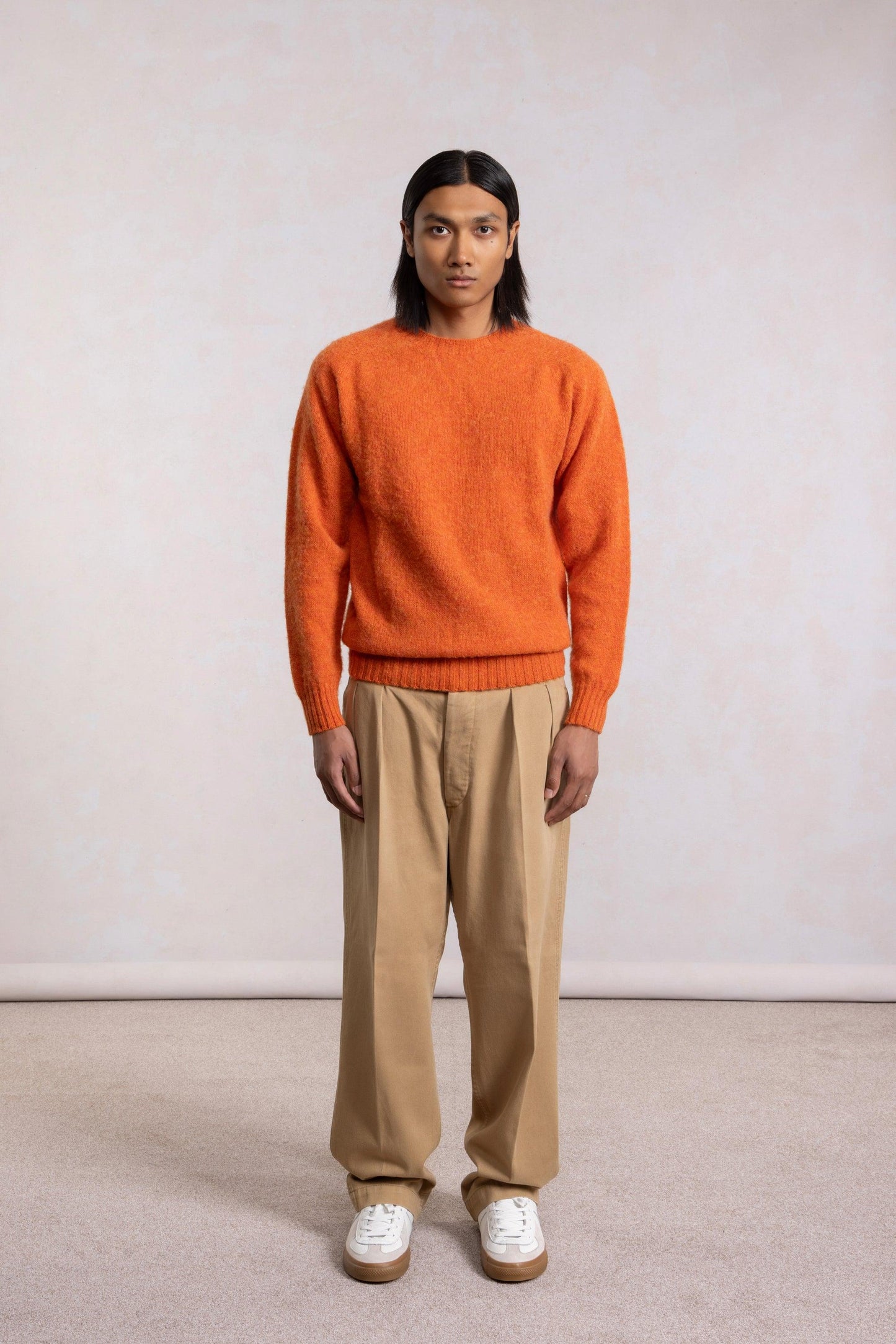 Pull Shaggy Dog en laine - Orange