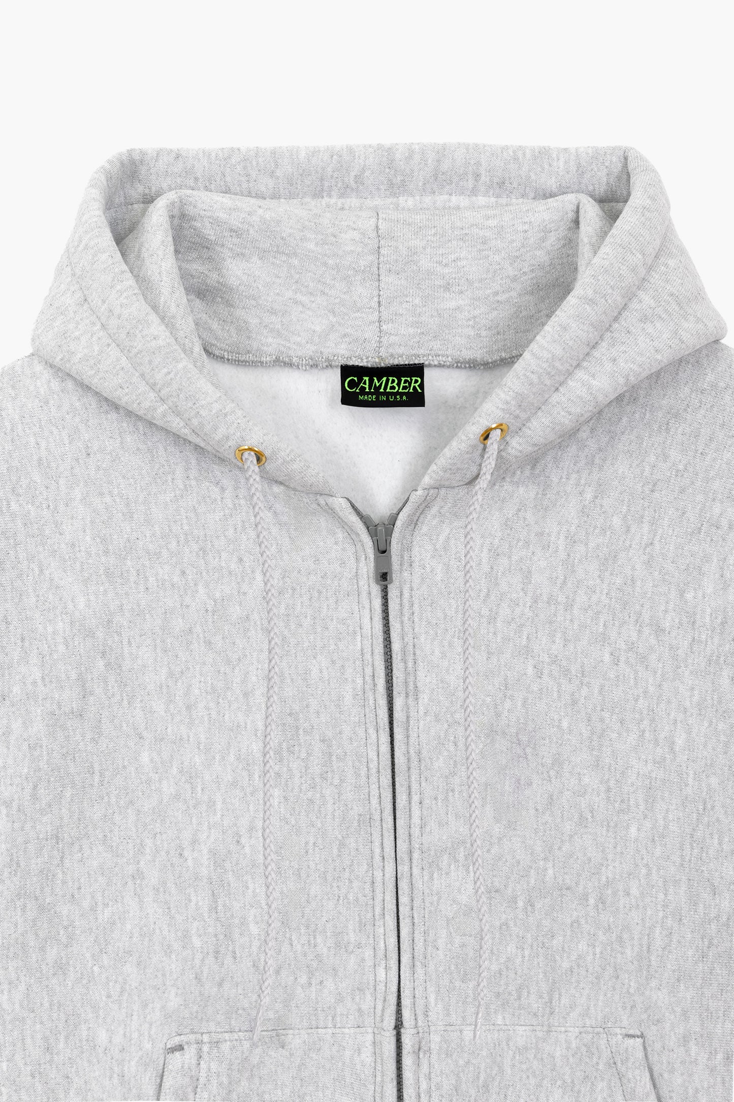 Zipped hoodie Max-weight - Heather Grey