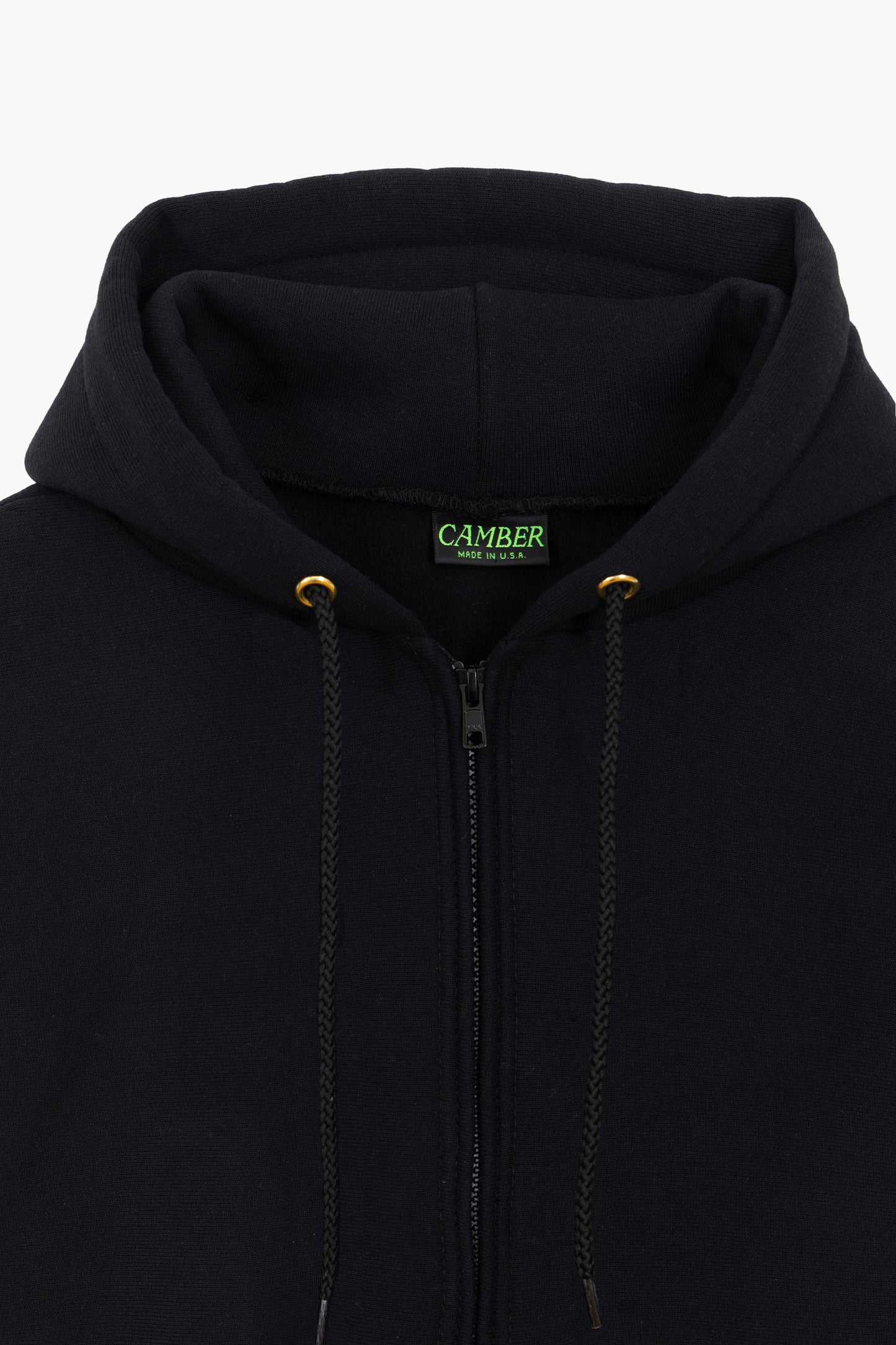 Zipped hoodie Max-weight - Black