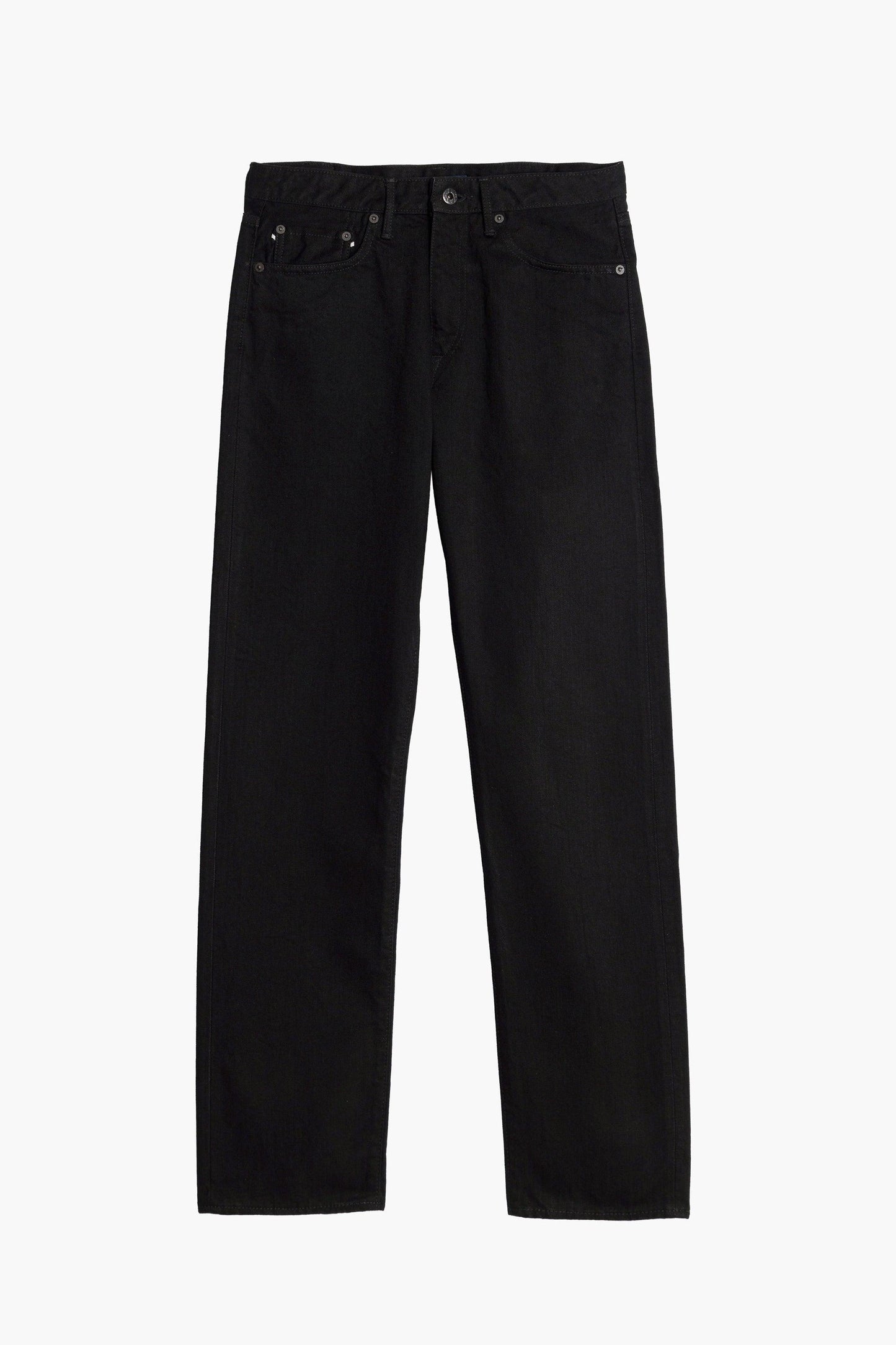 Klassieke rechte jeans 13,5 oz - zwarte selvedge denim