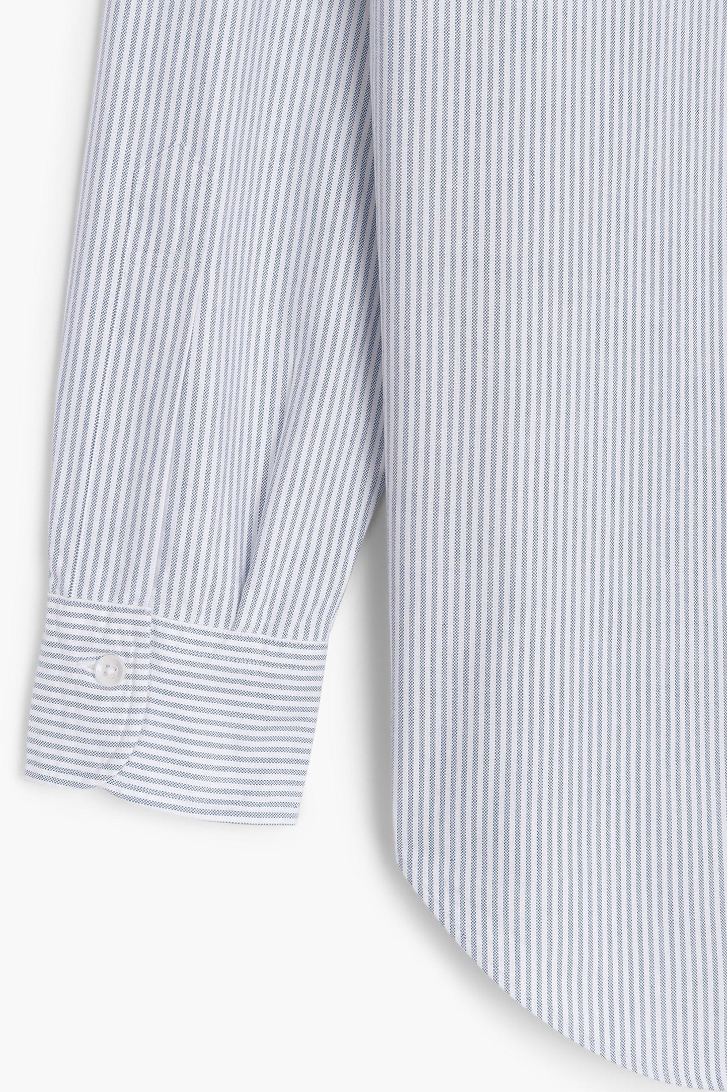 'Vintage Ivy' Oxford Shirt - Blue Stripes