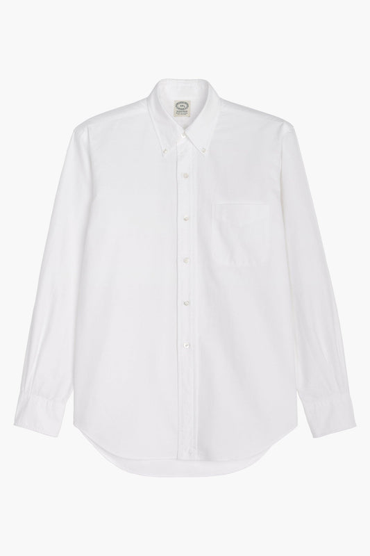 'Vintage Ivy' Oxford Shirt - White