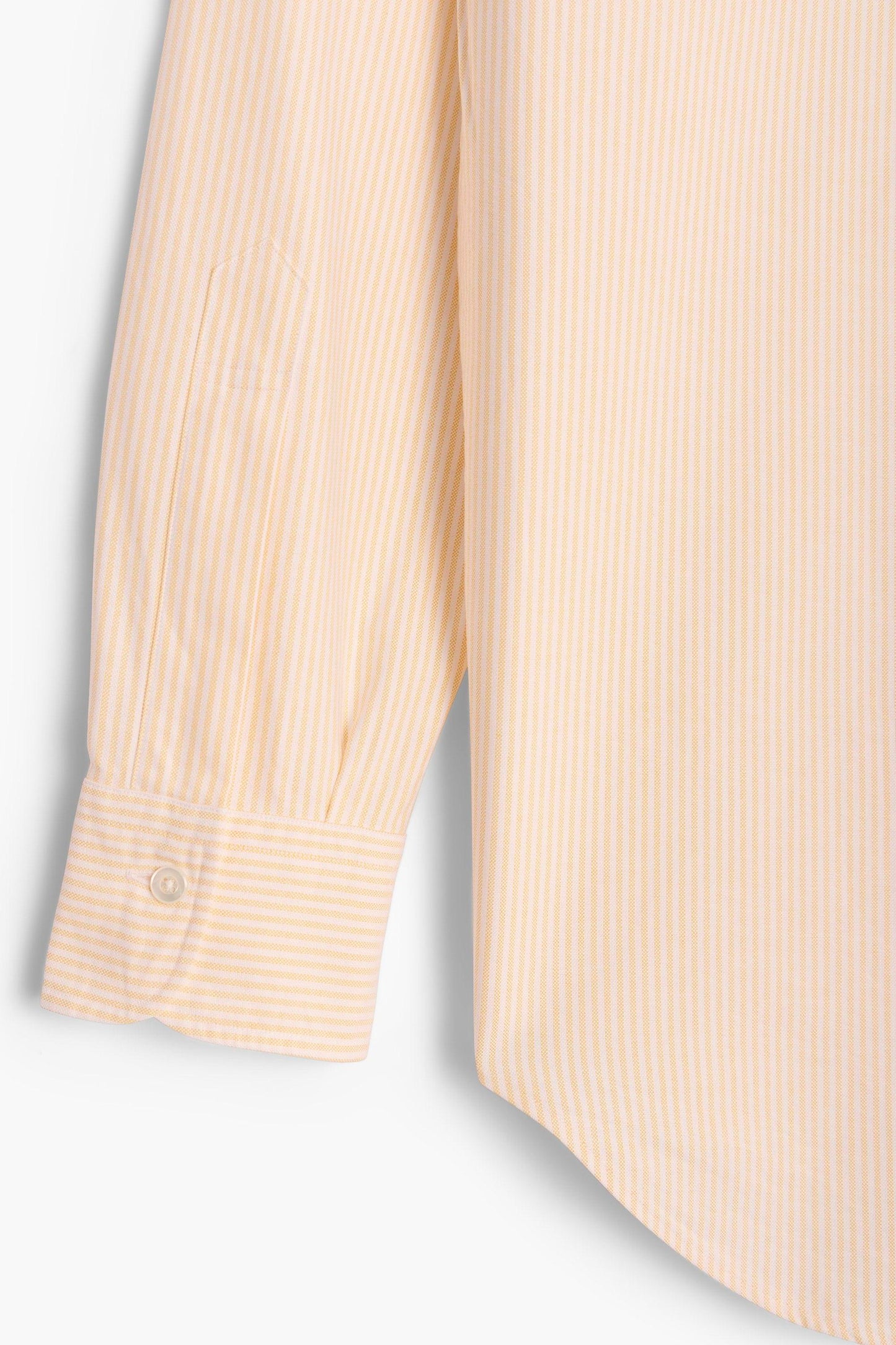 'Vintage Ivy' Oxford Shirt - Yellow Stripes