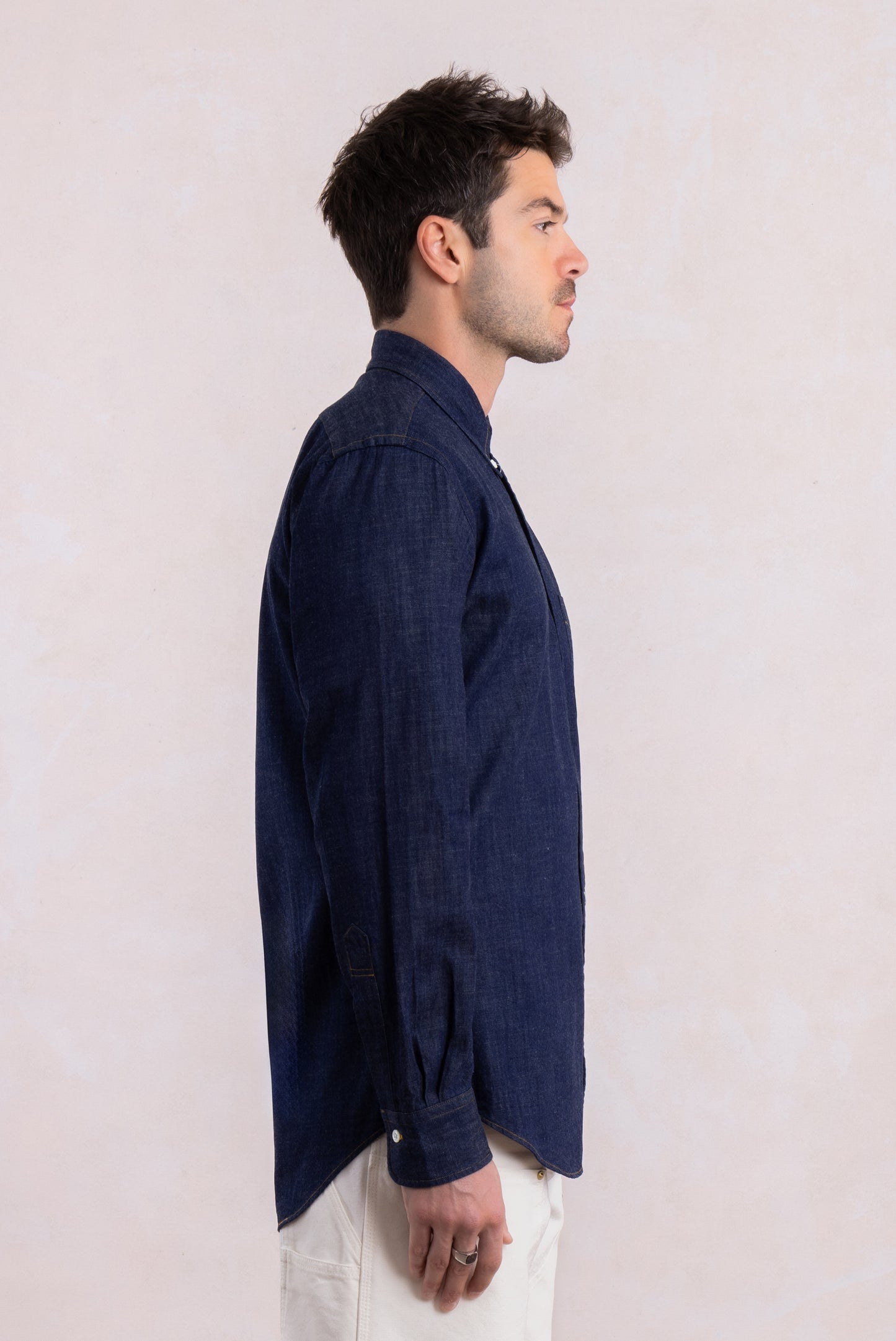 'Vintage Ivy' Shirt - Raw denim