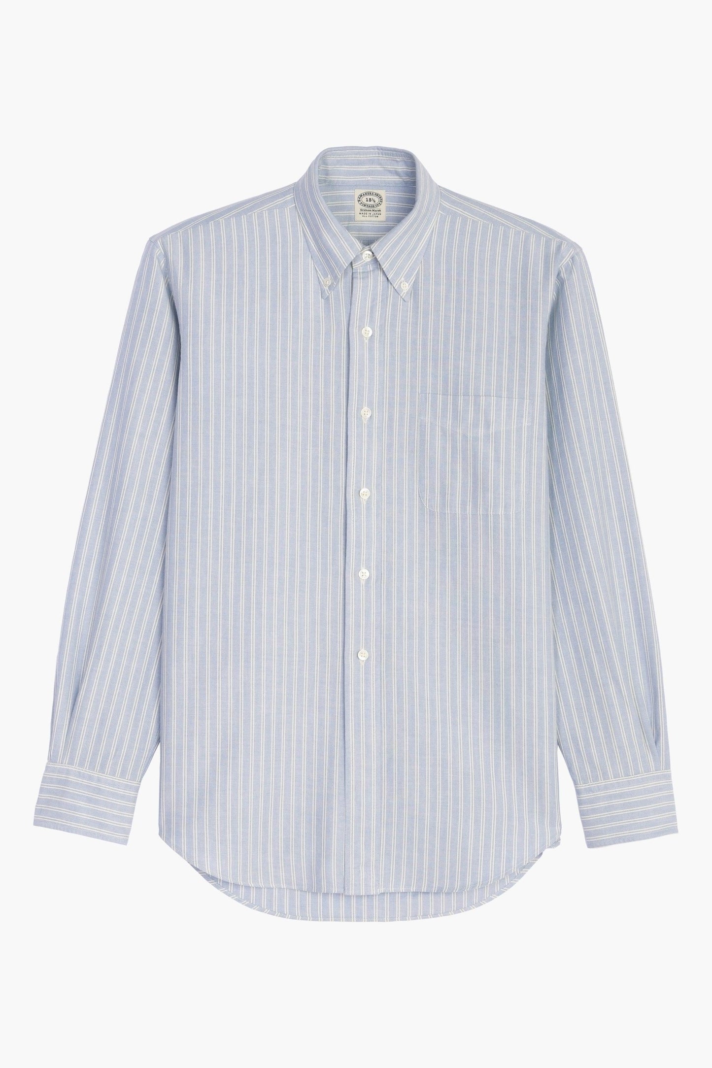 'Vintage Ivy' Shirt - Striped Oxford