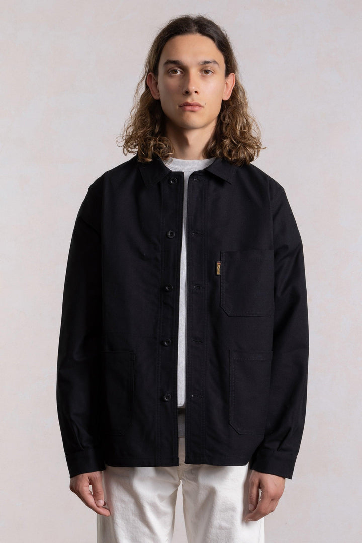 Veste de travail en coton - Noir