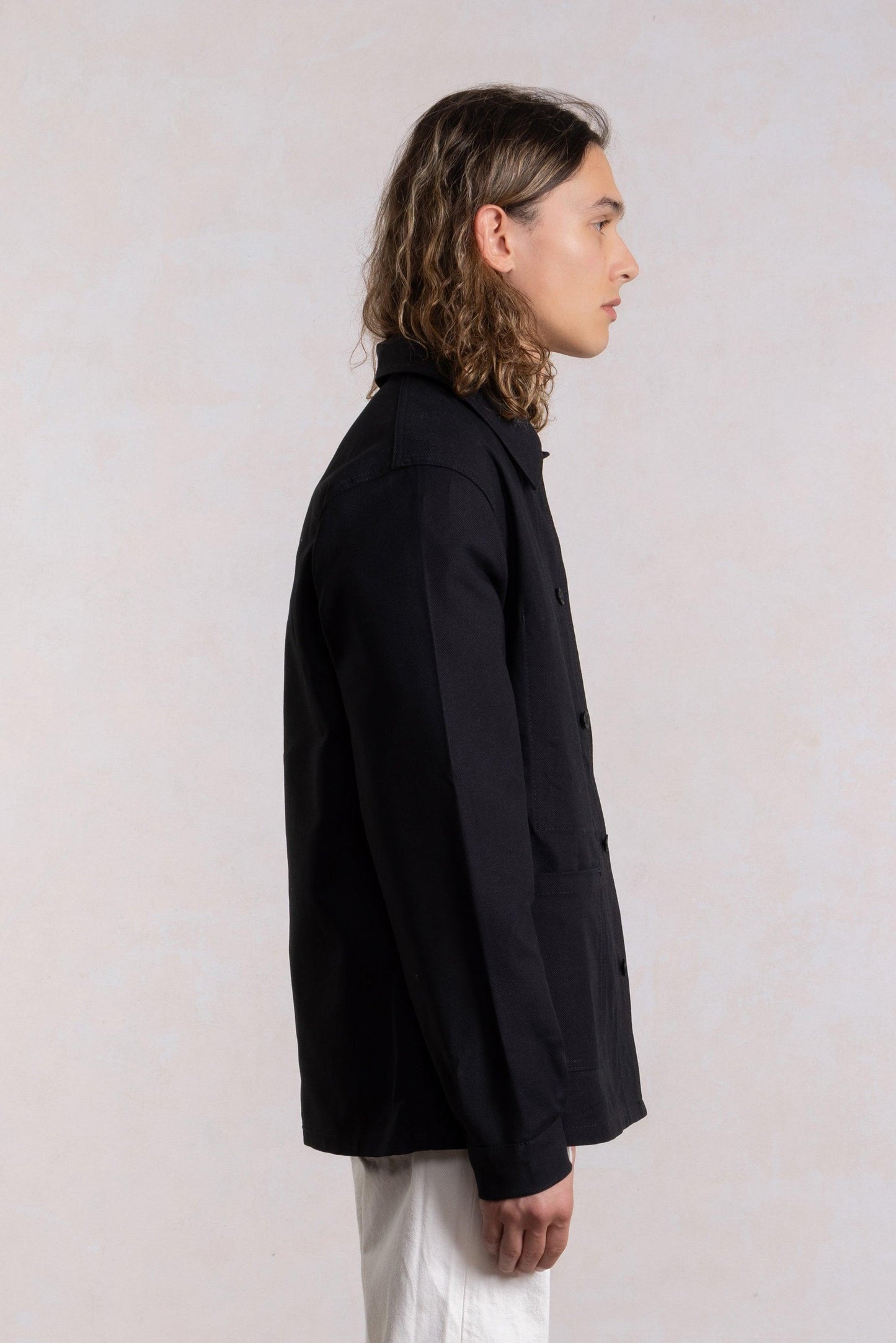 Veste de travail en coton - Noir