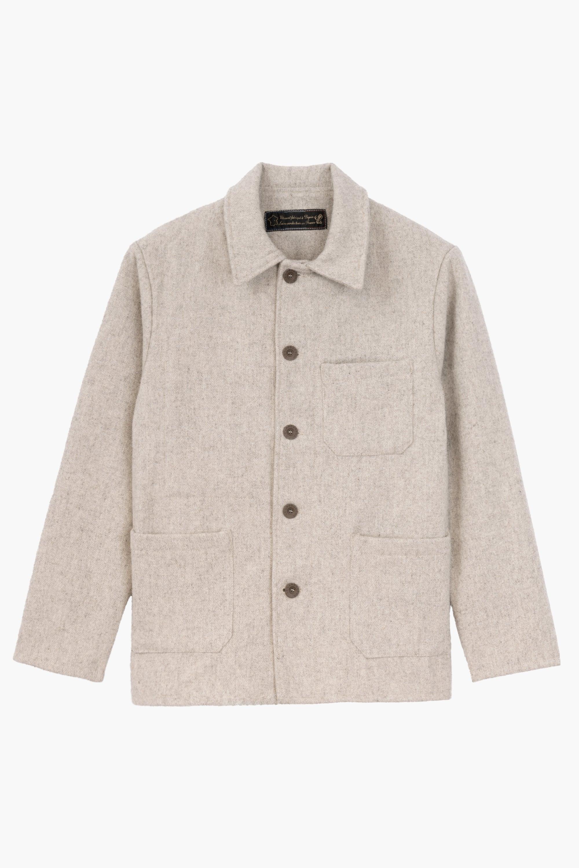 LE LABOUREUR Beige wool work jacket – suuupply