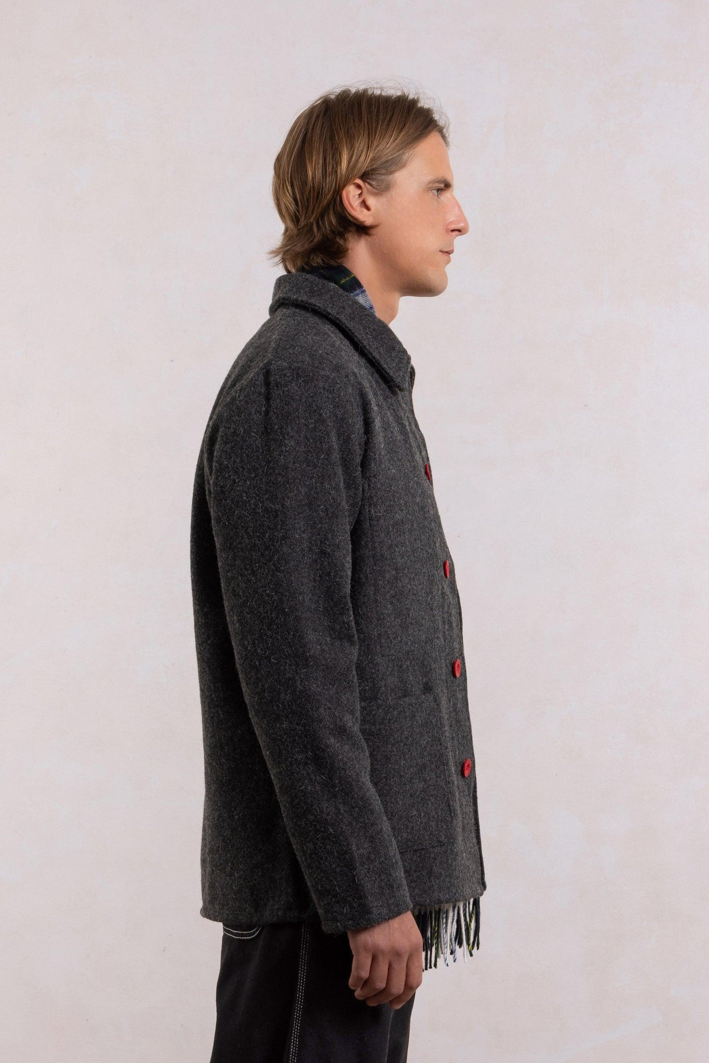 Work Jacket - Grey Wool