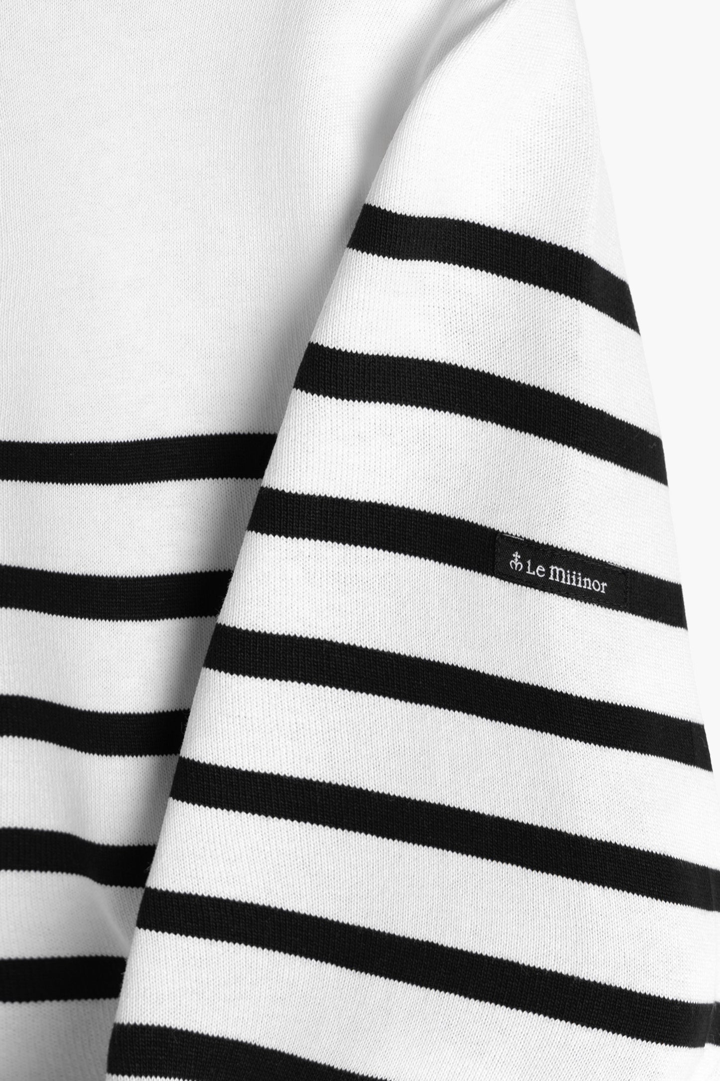 Heavyweight "marinière" Sweatshirt - White