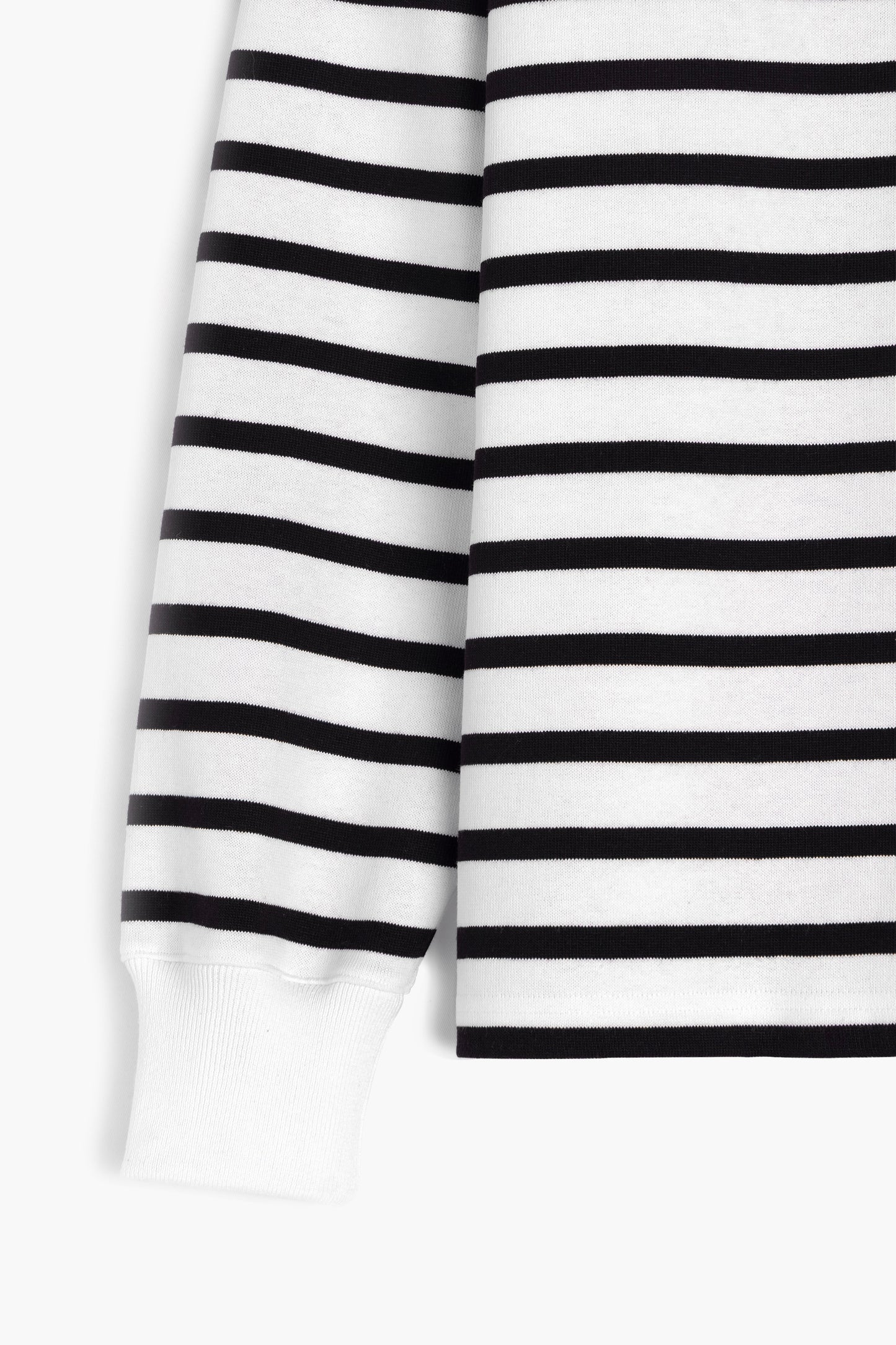Heavyweight "marinière" Sweatshirt - White