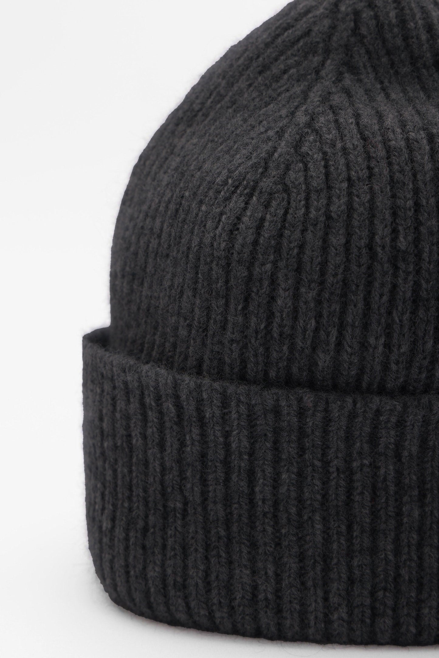 Wool Beanie - Heather gray