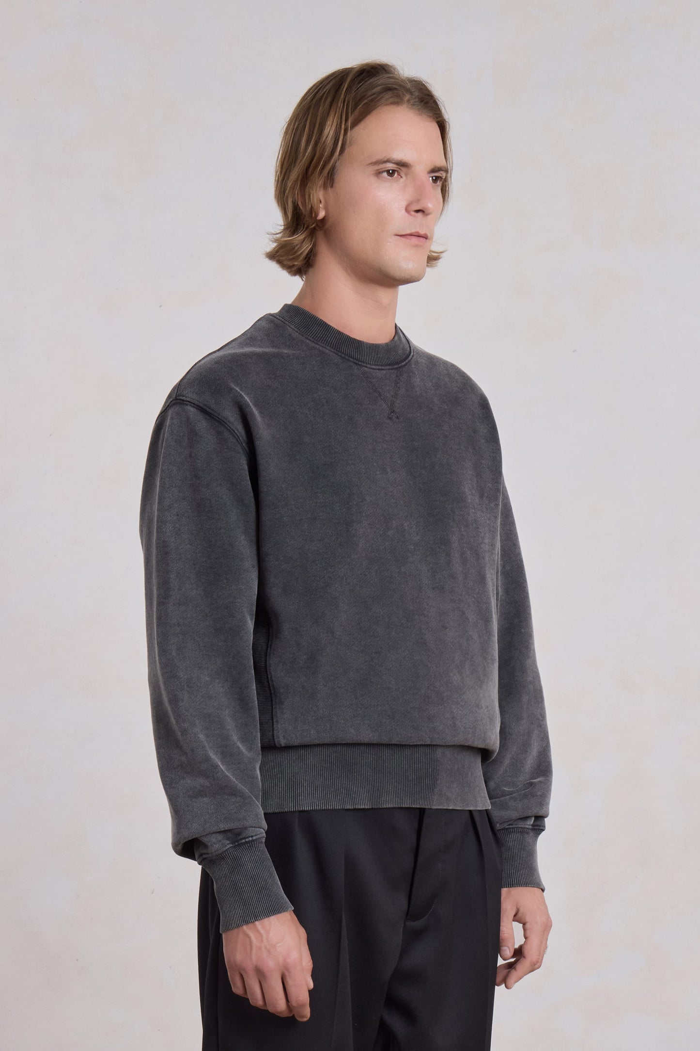 Athletic Sweatshirt - Faded Black