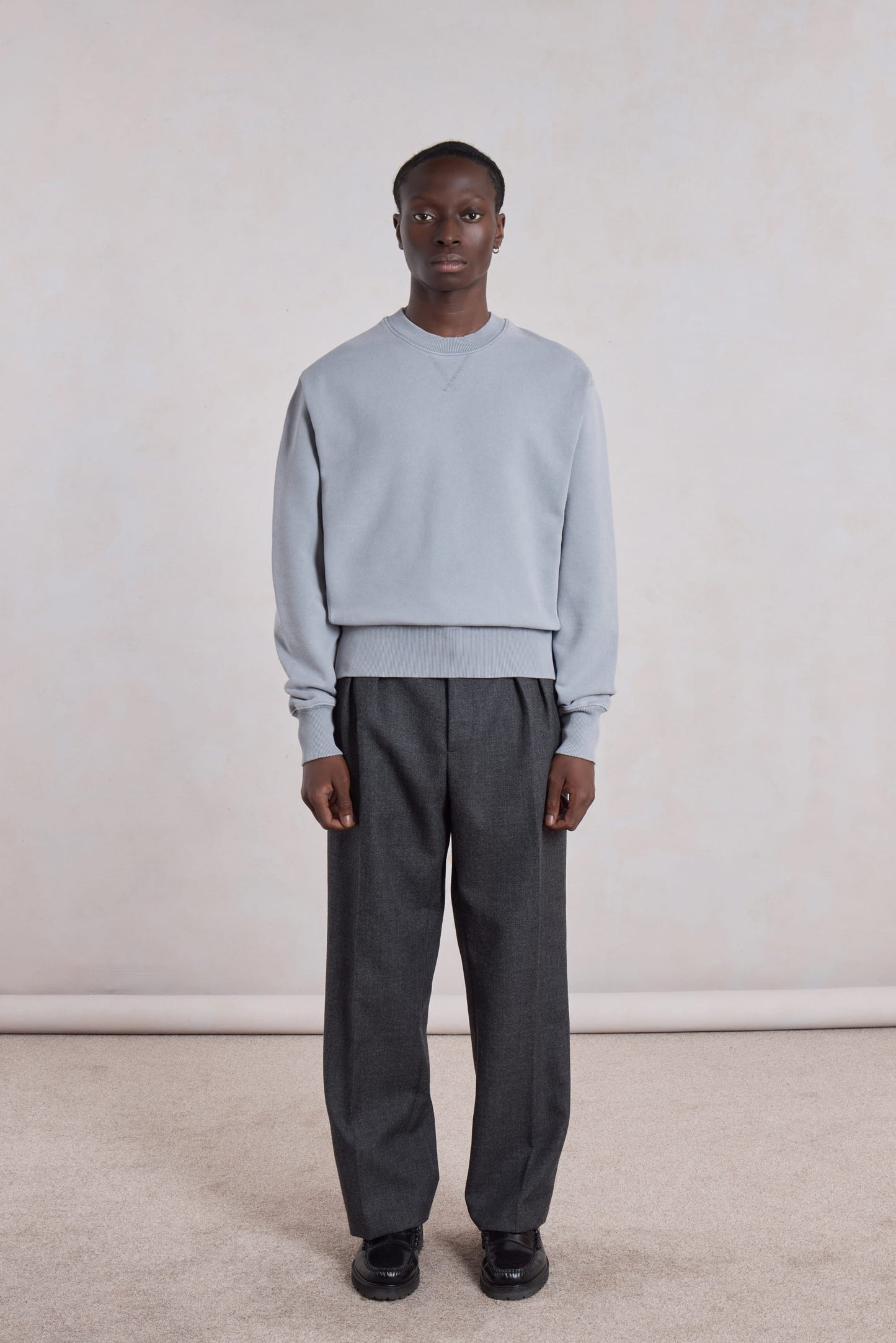 Athletic Sweatshirt - Faded Blue
