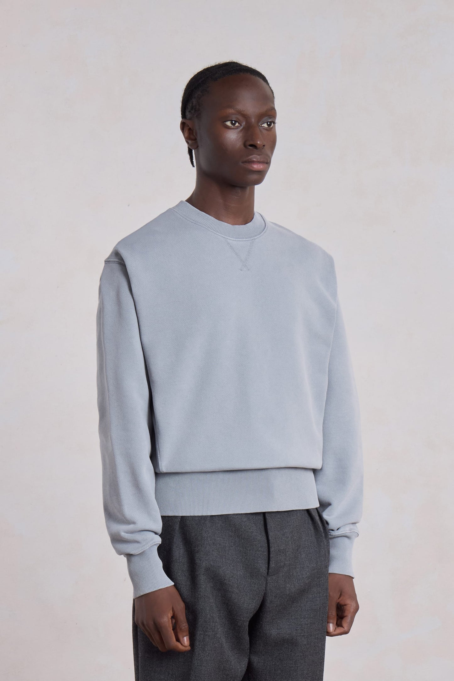 Athletic Sweatshirt - Faded Blue