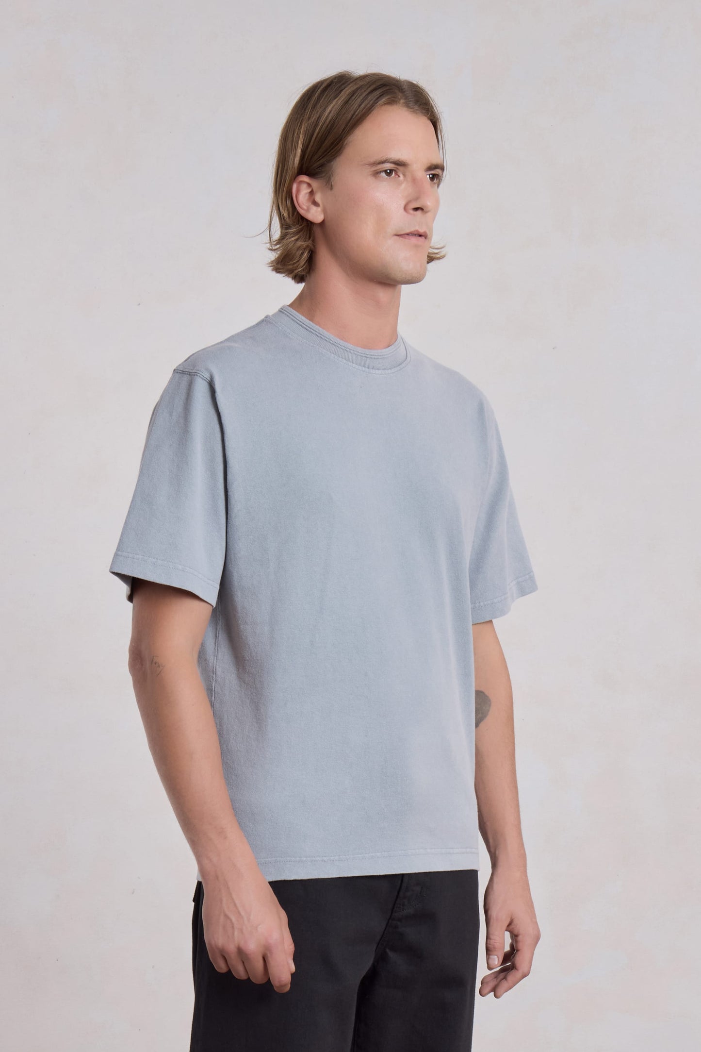 Athletic T-shirt - Faded Blue