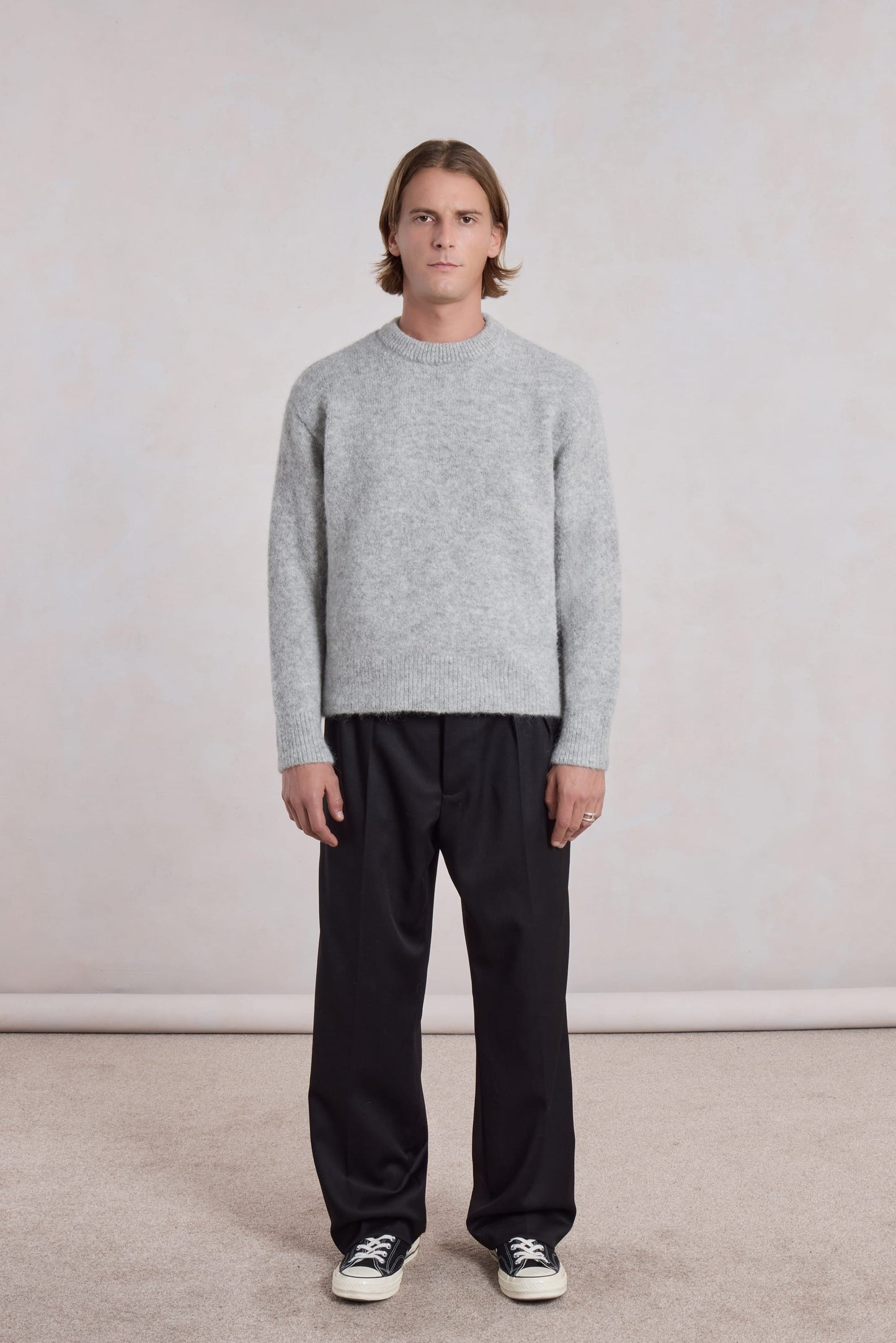 Alpaca sweater - Grey