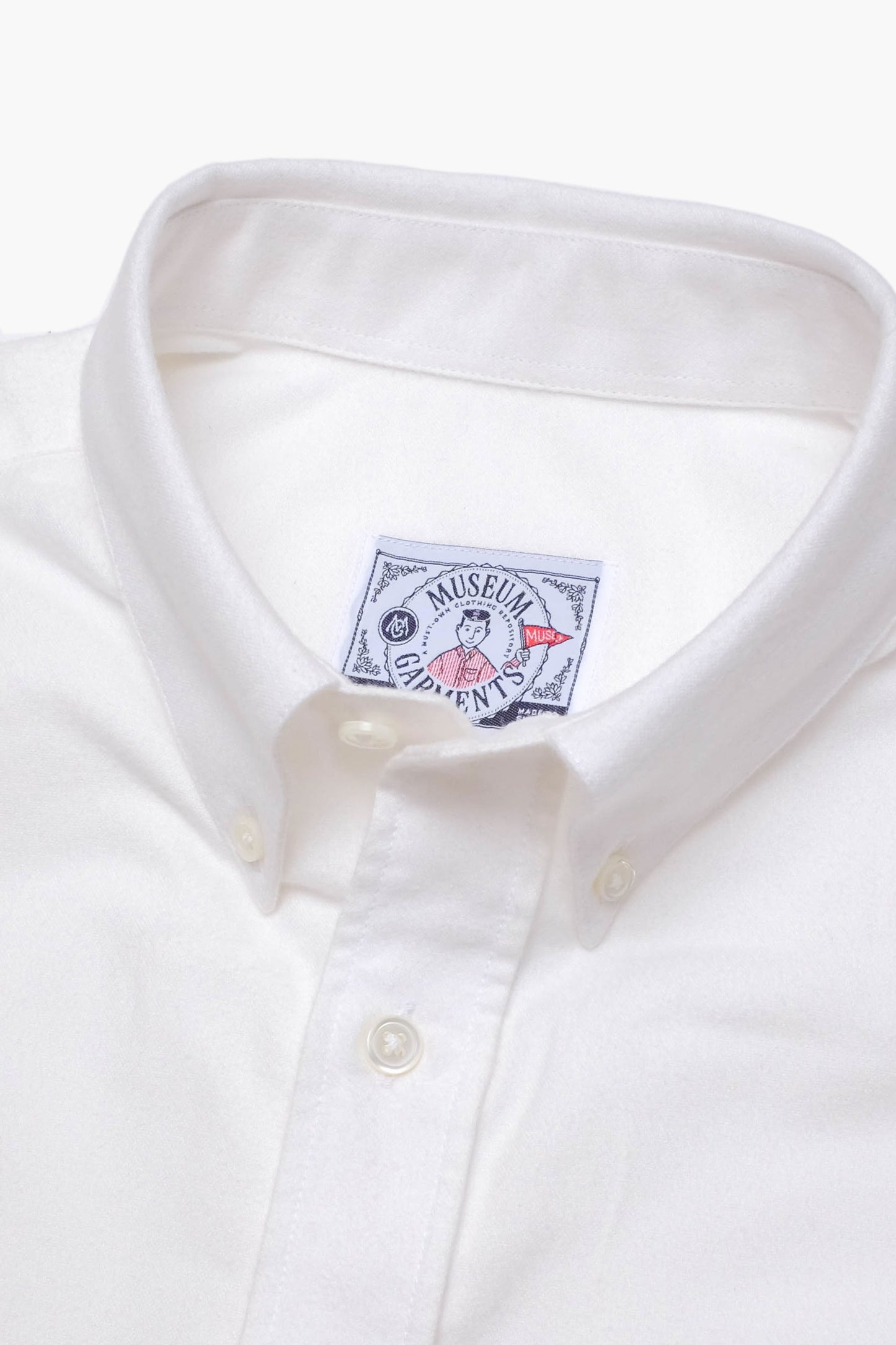 Chemise Button-Down en oxford brossé - Off-white