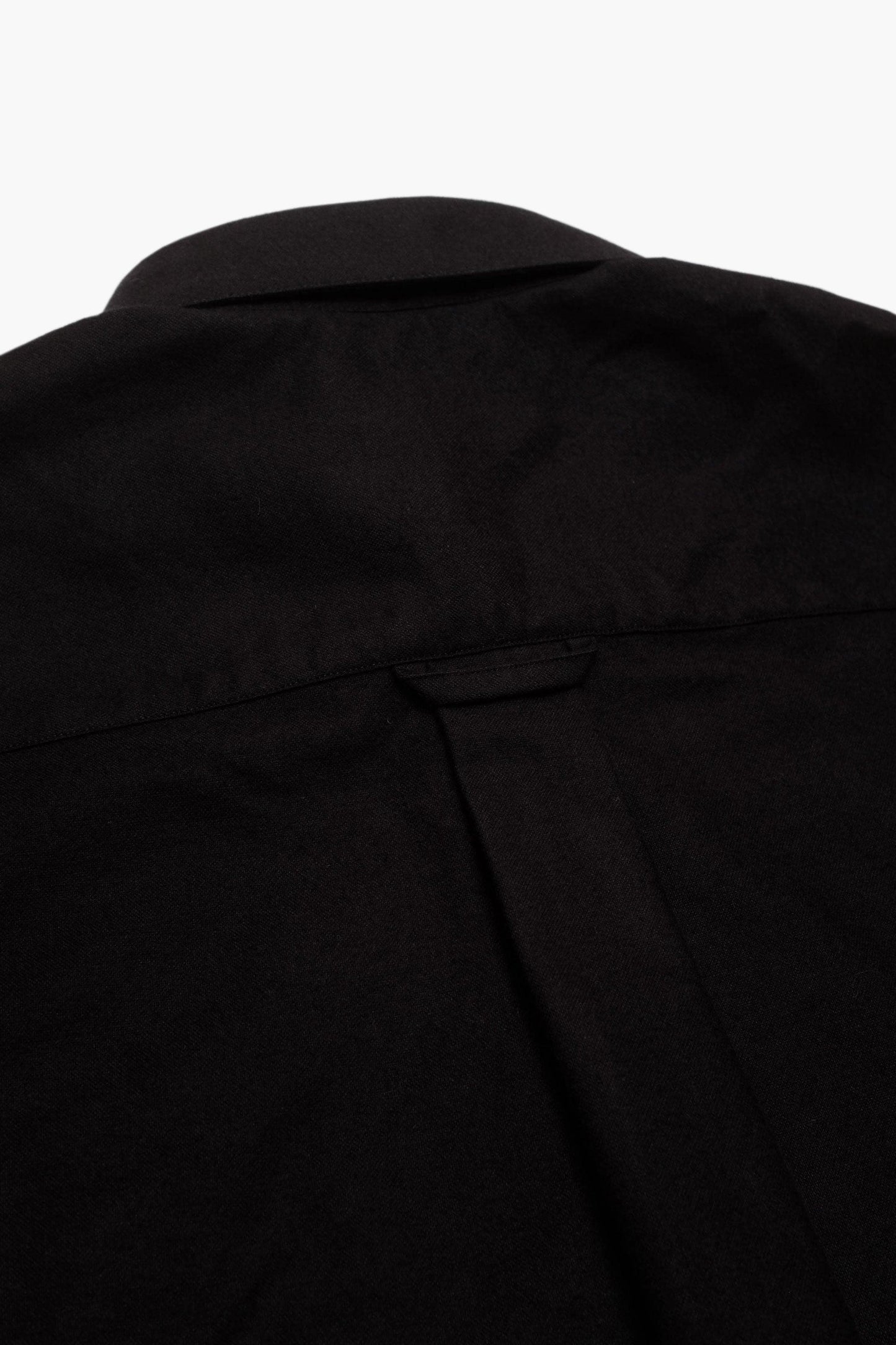 Brushed Oxford Button-Down Shirt - Black
