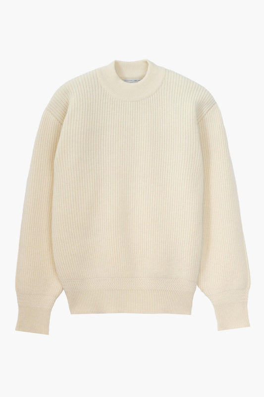 Deck Sweater en laine d'agneau - Natural