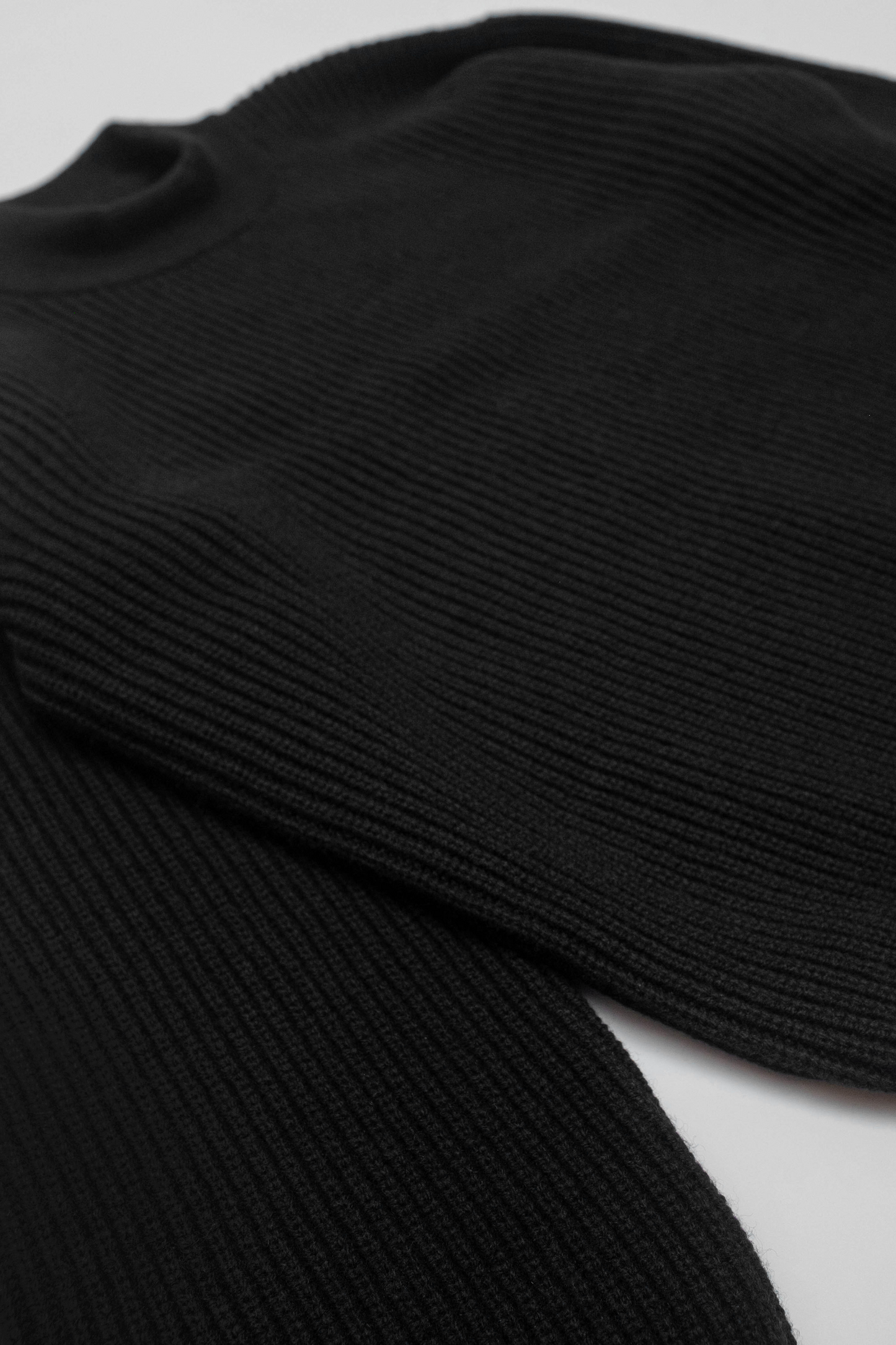 Deck sweater en lambswool Noir