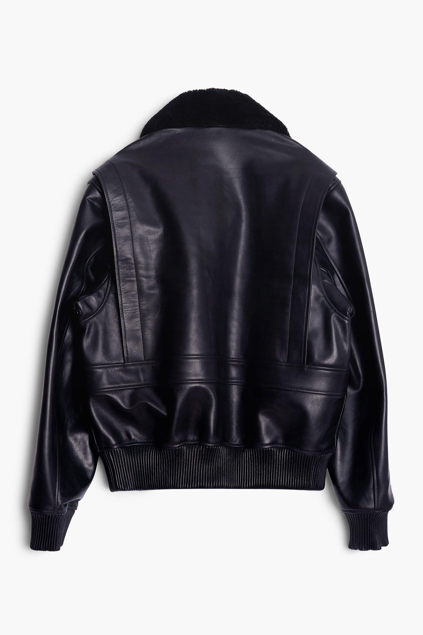 Flight Jacket en Cuir - Noir