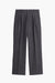 Pantalon French Military - Laine Gris Anthracite chiné