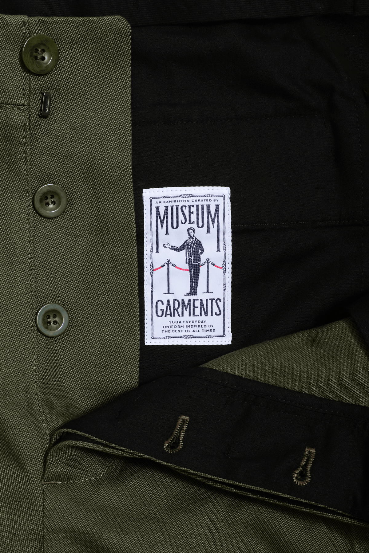 French Military Pant - Coton Olive