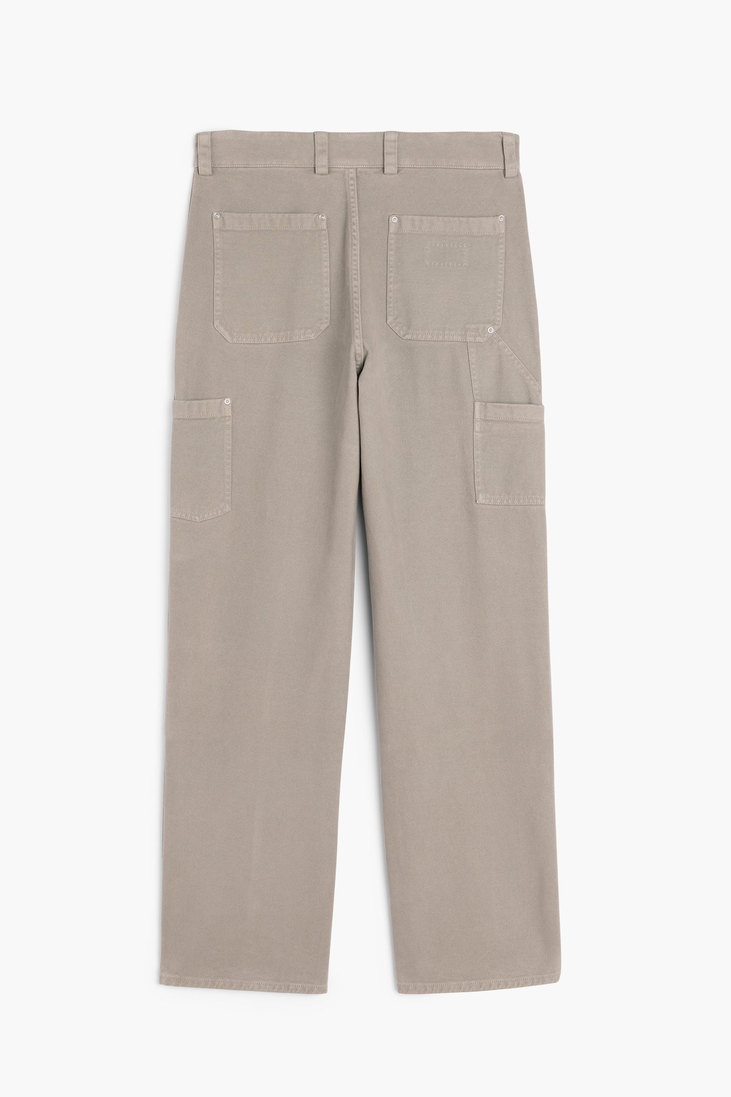 Soft Double Knee Pant - Sage Peached Cotton Twill