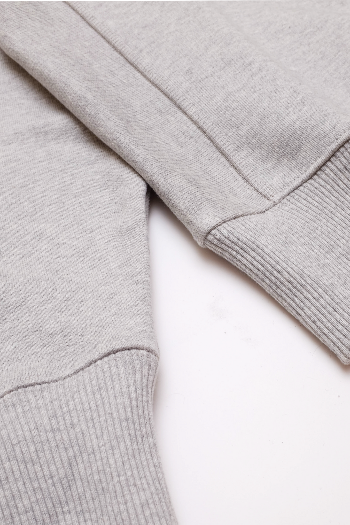 University heavyweight heather gray sweatshirt