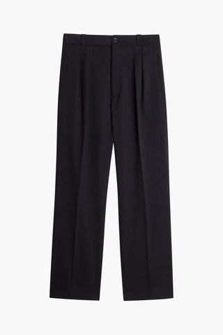 Pantalon French Military - Gabardine de Laine Noir