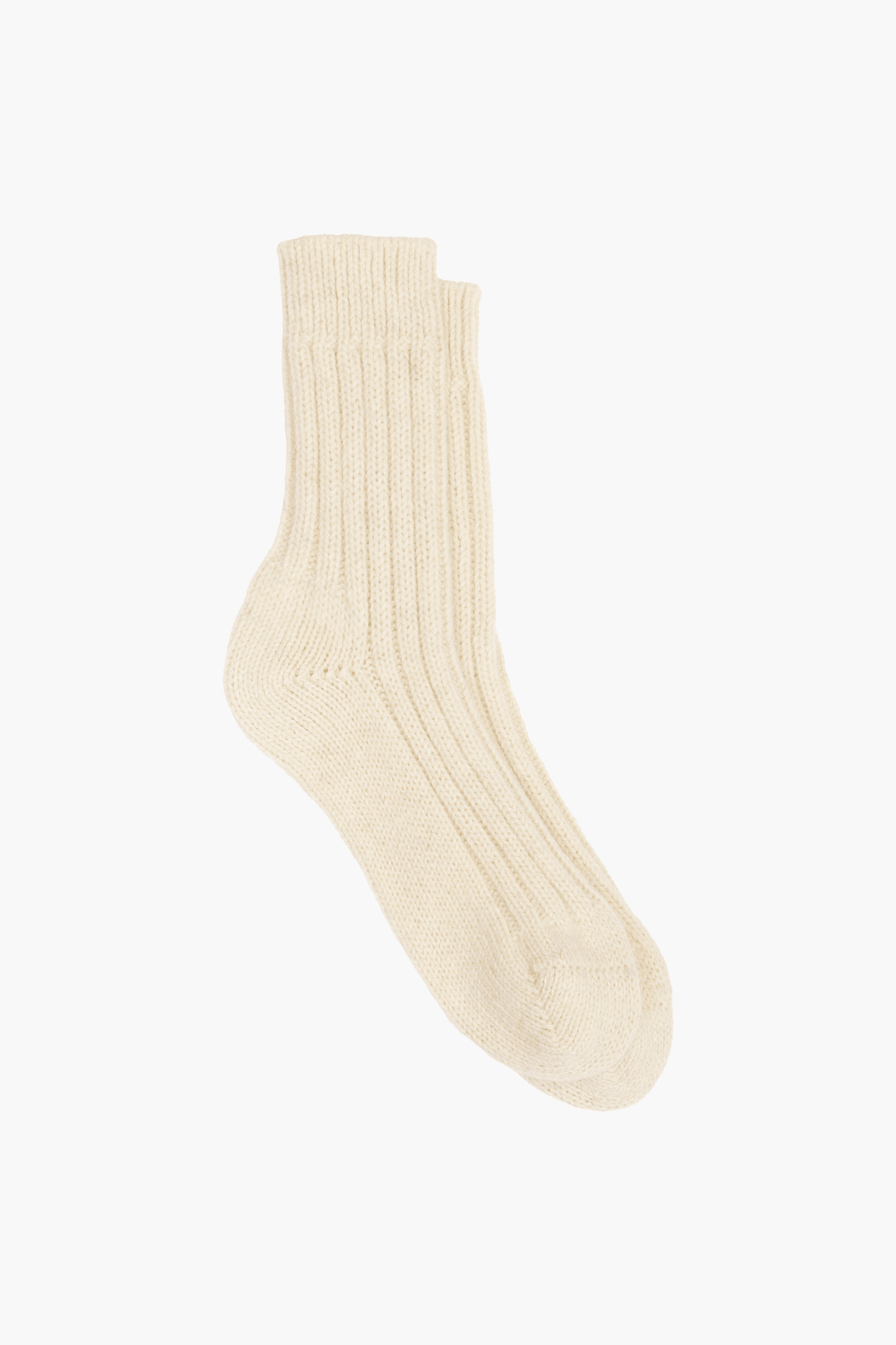Wool/Alpaca Socks - Off-white