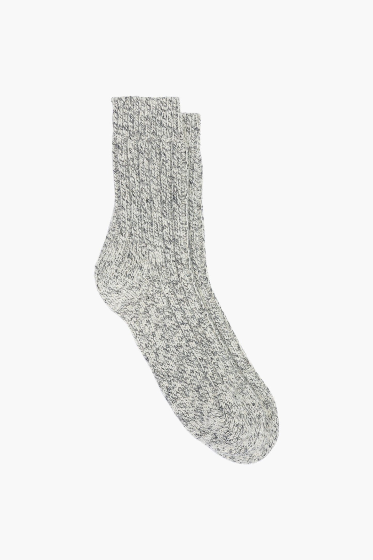 Wool/Alpaca Socks - Heather Gray