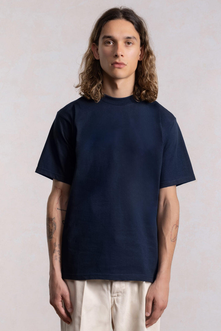 Zwaargewicht T-shirt - Marineblauw