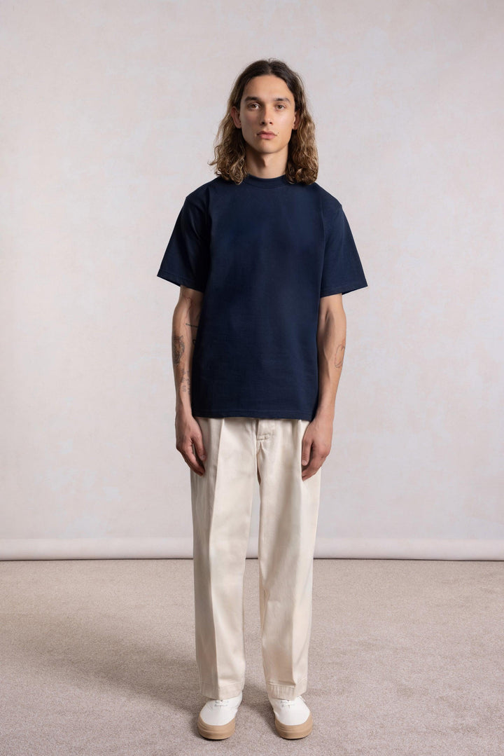 Zwaargewicht T-shirt - Marineblauw