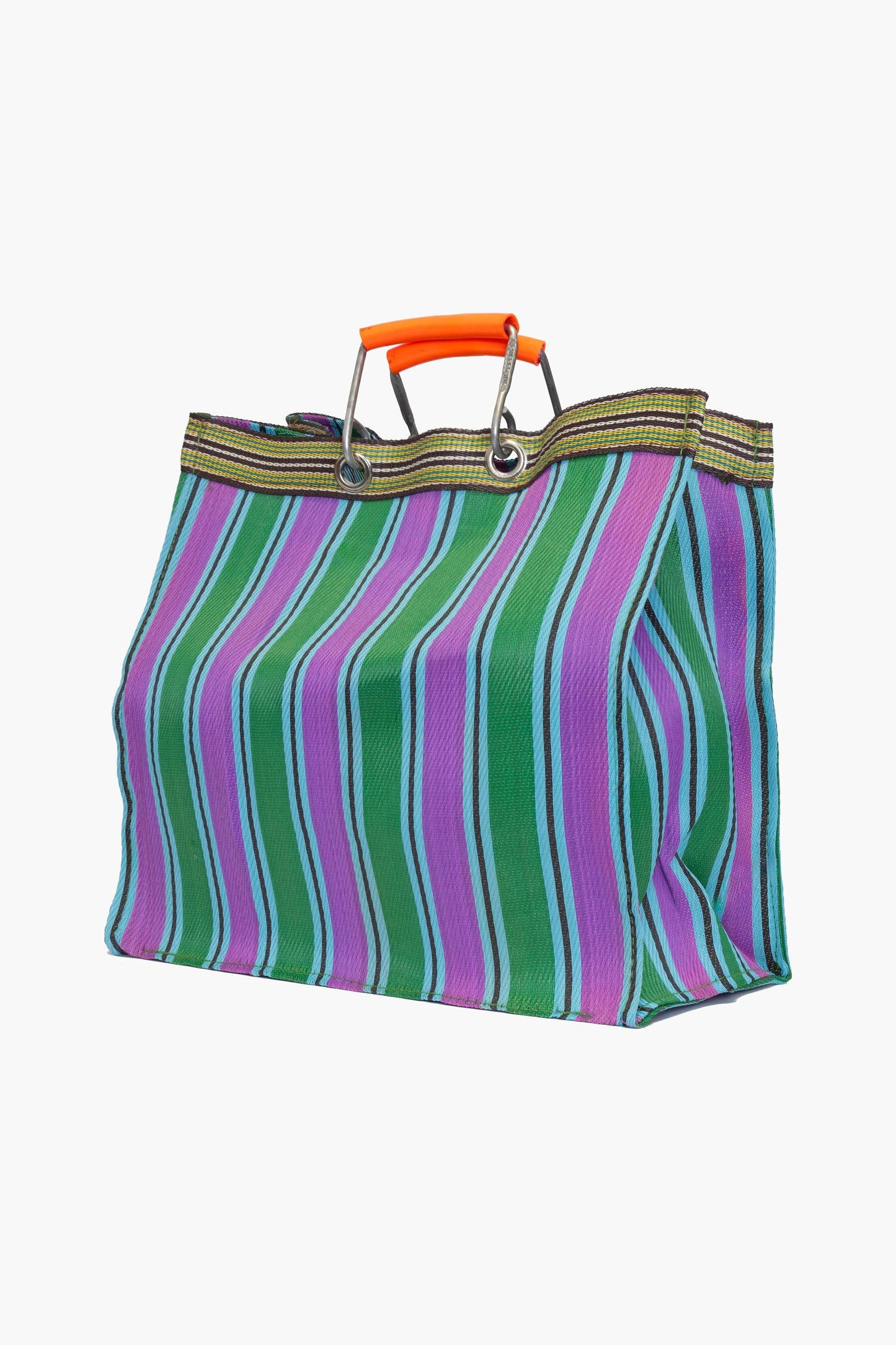 Market bag - Green/Purple